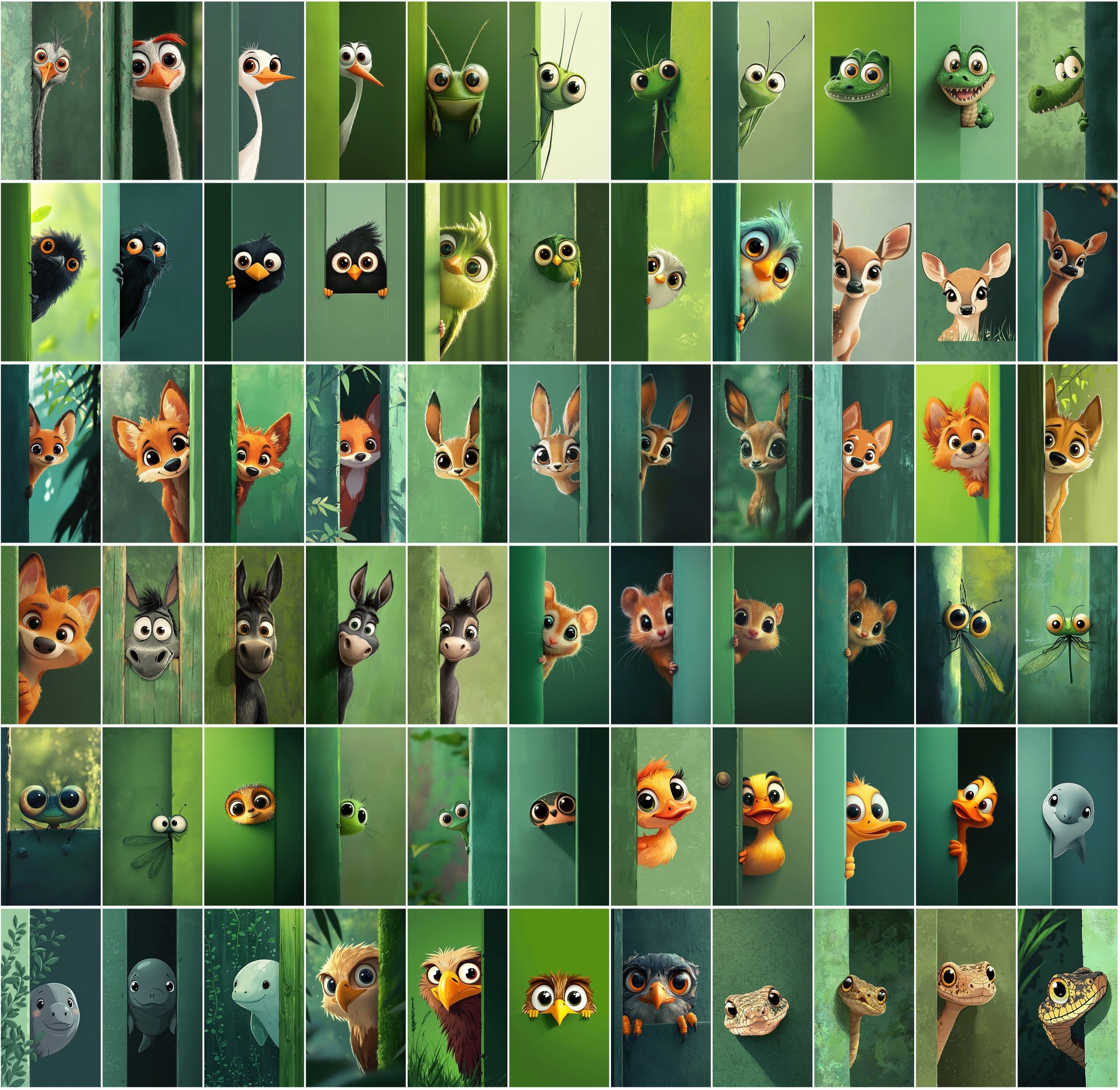 The Ultimate Peeking Animals Bundle – 850 Cute Designs