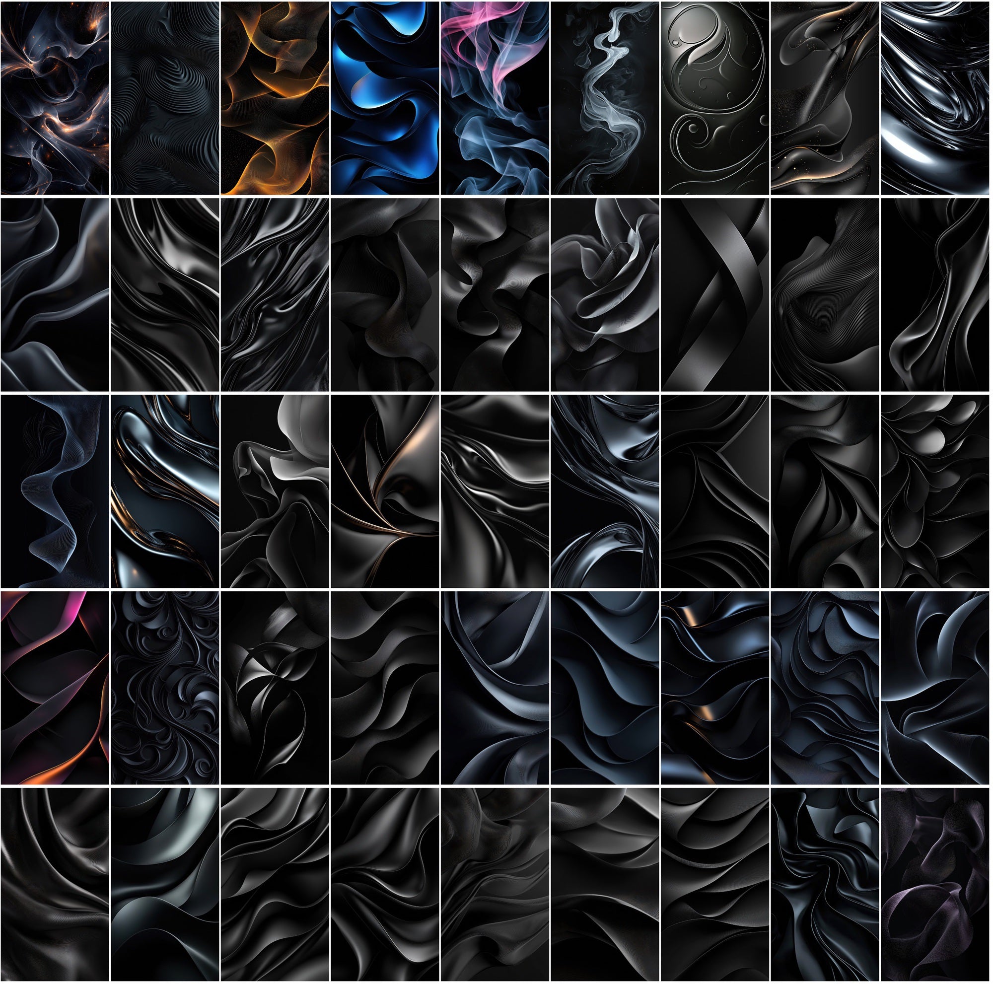 550 Dark Abstract Gradient Backgrounds