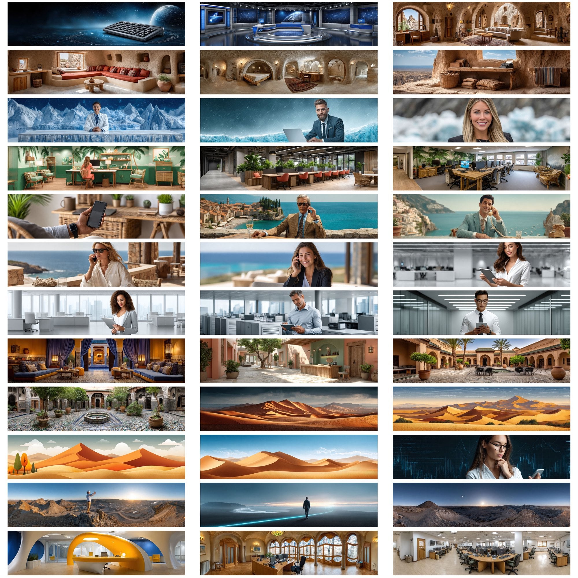 589 AI-Themed Website Hero Images – Ultra-Wide JPGs with Commercial License