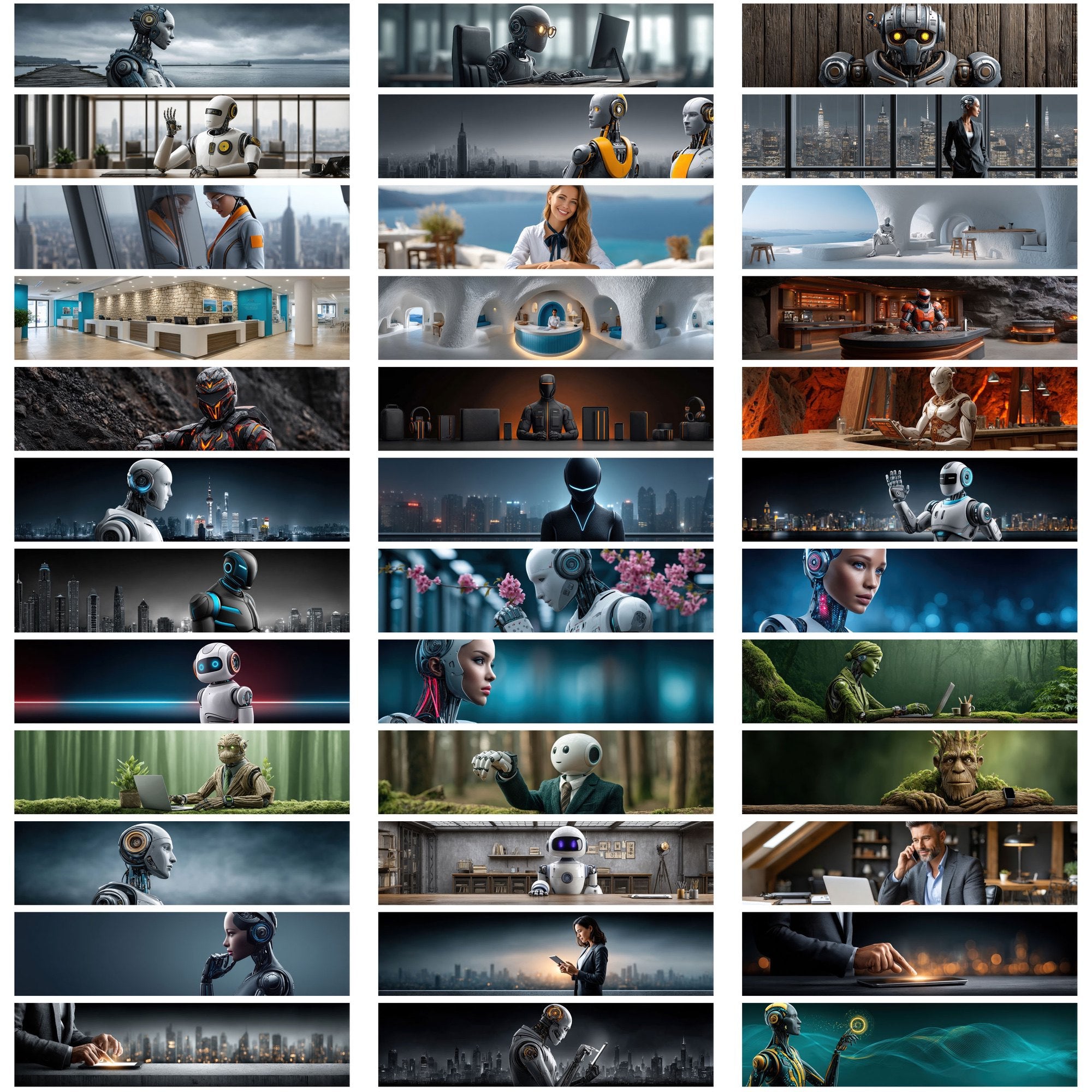 589 AI-Themed Website Hero Images – Ultra-Wide JPGs with Commercial License
