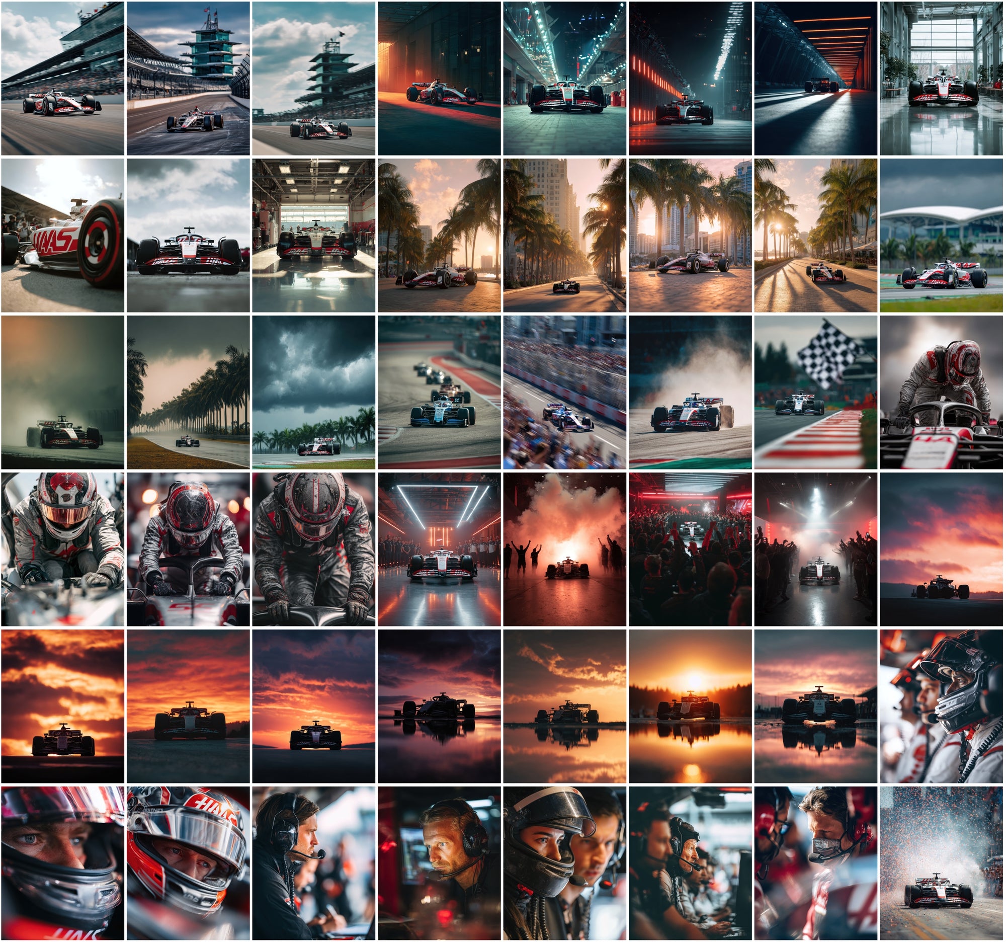 660 Formula 1 Cars Photo Pack – Hyper-Realistic Racing Photography Bundle