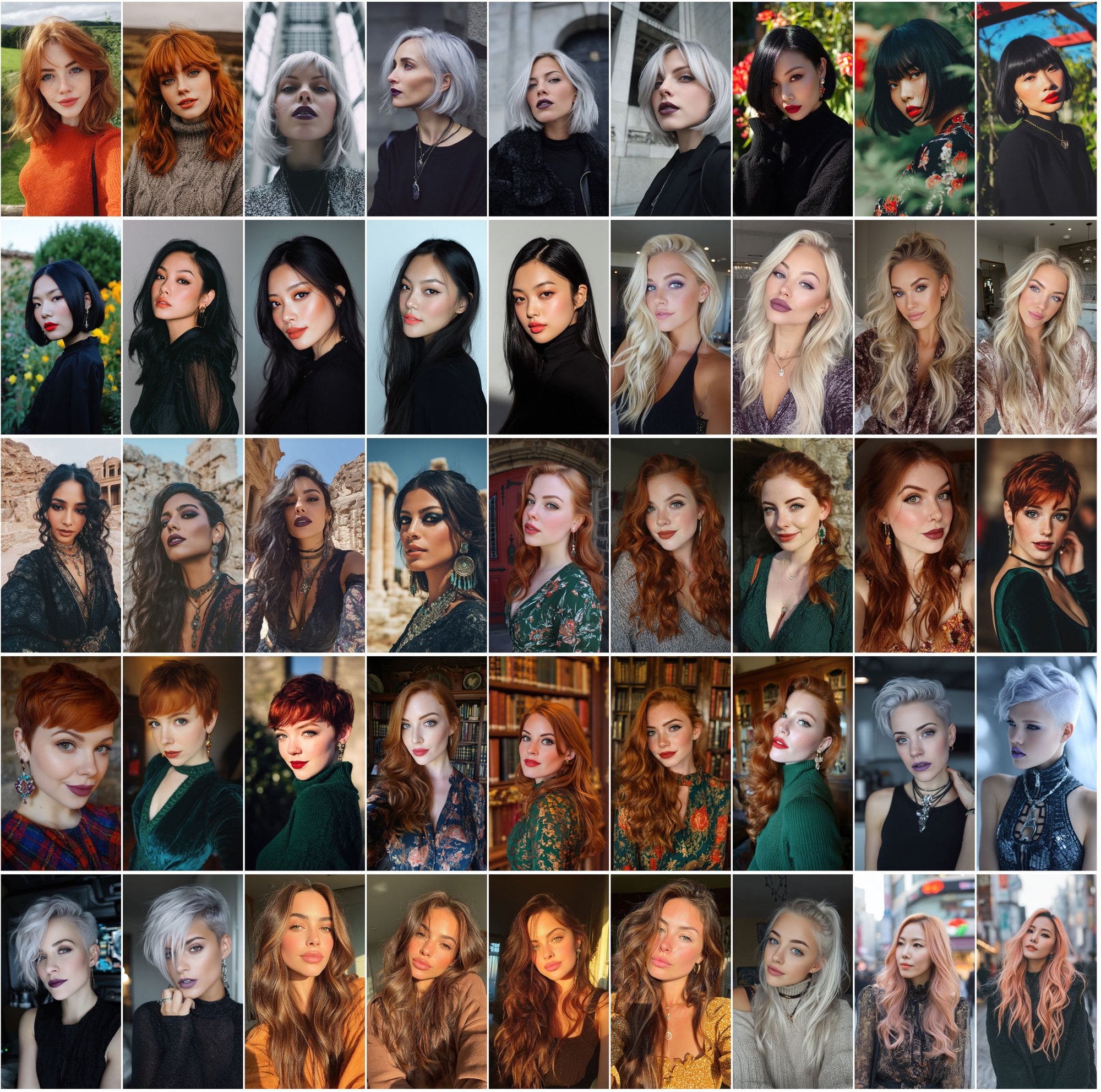 530 Influencer Aesthetic Portraits