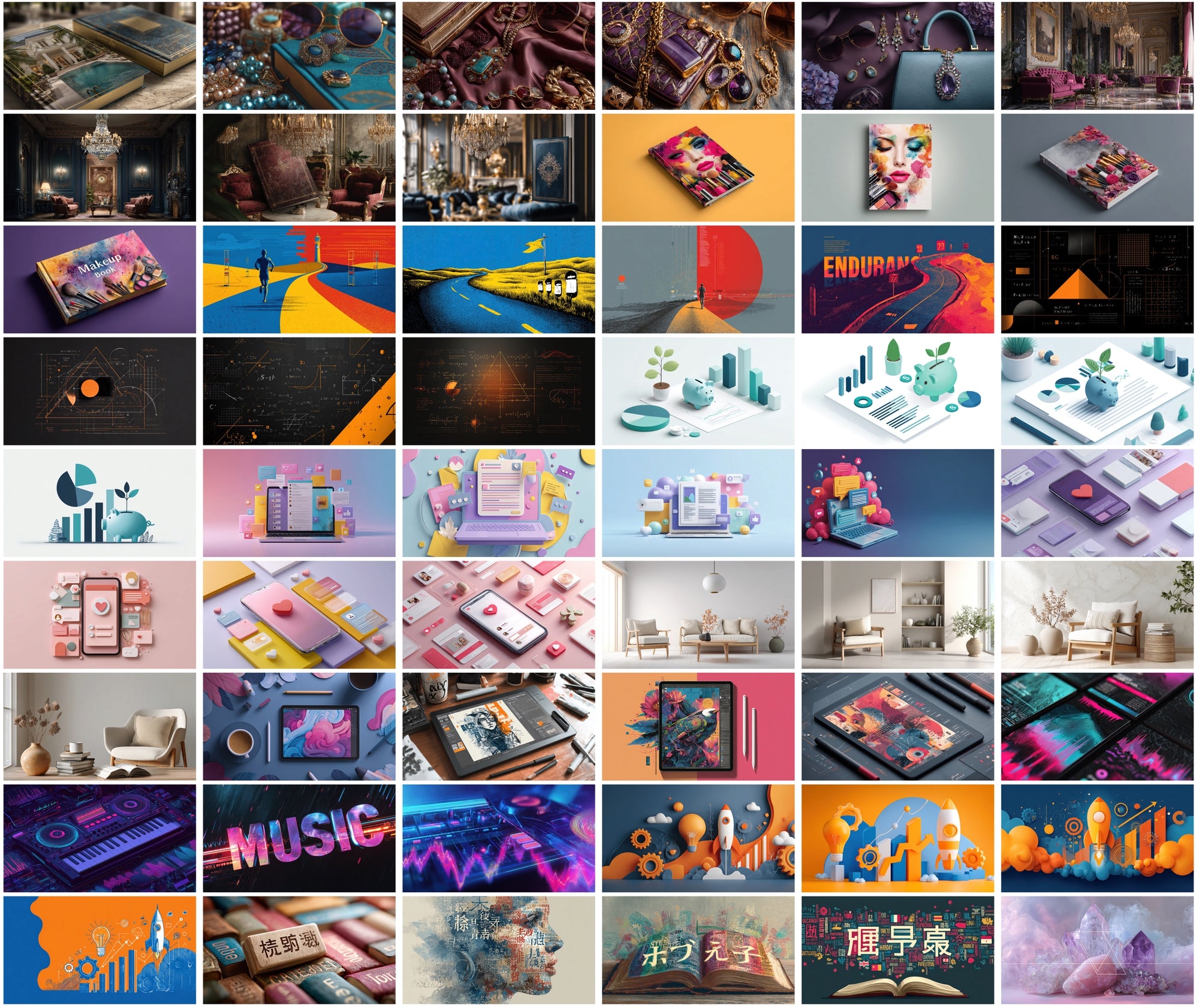 590 Vibrant JPG Images | Modern Lifestyle & Niche Themes