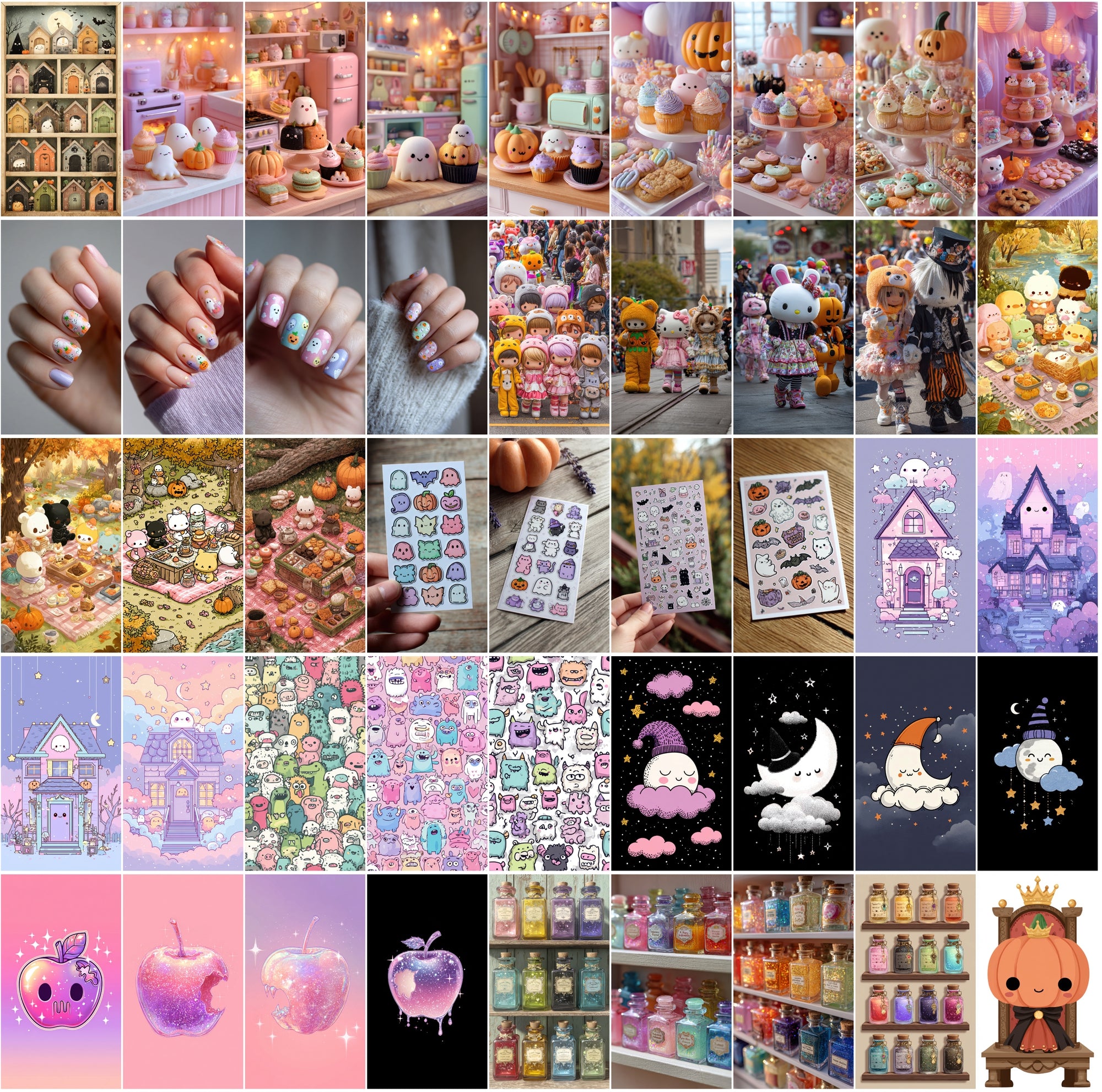 600 Halloween Images – Kawaii, Spooky & Aesthetic Designs