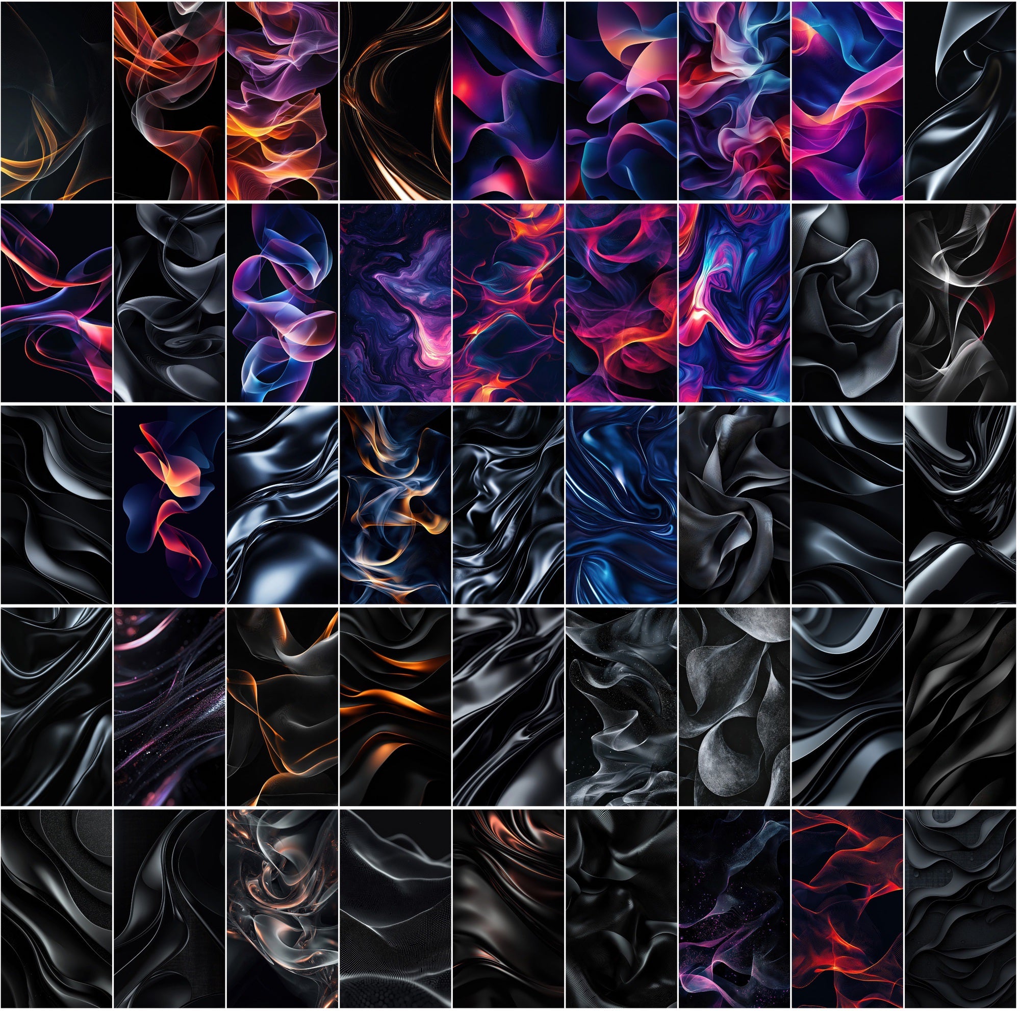 550 Dark Abstract Gradient Backgrounds