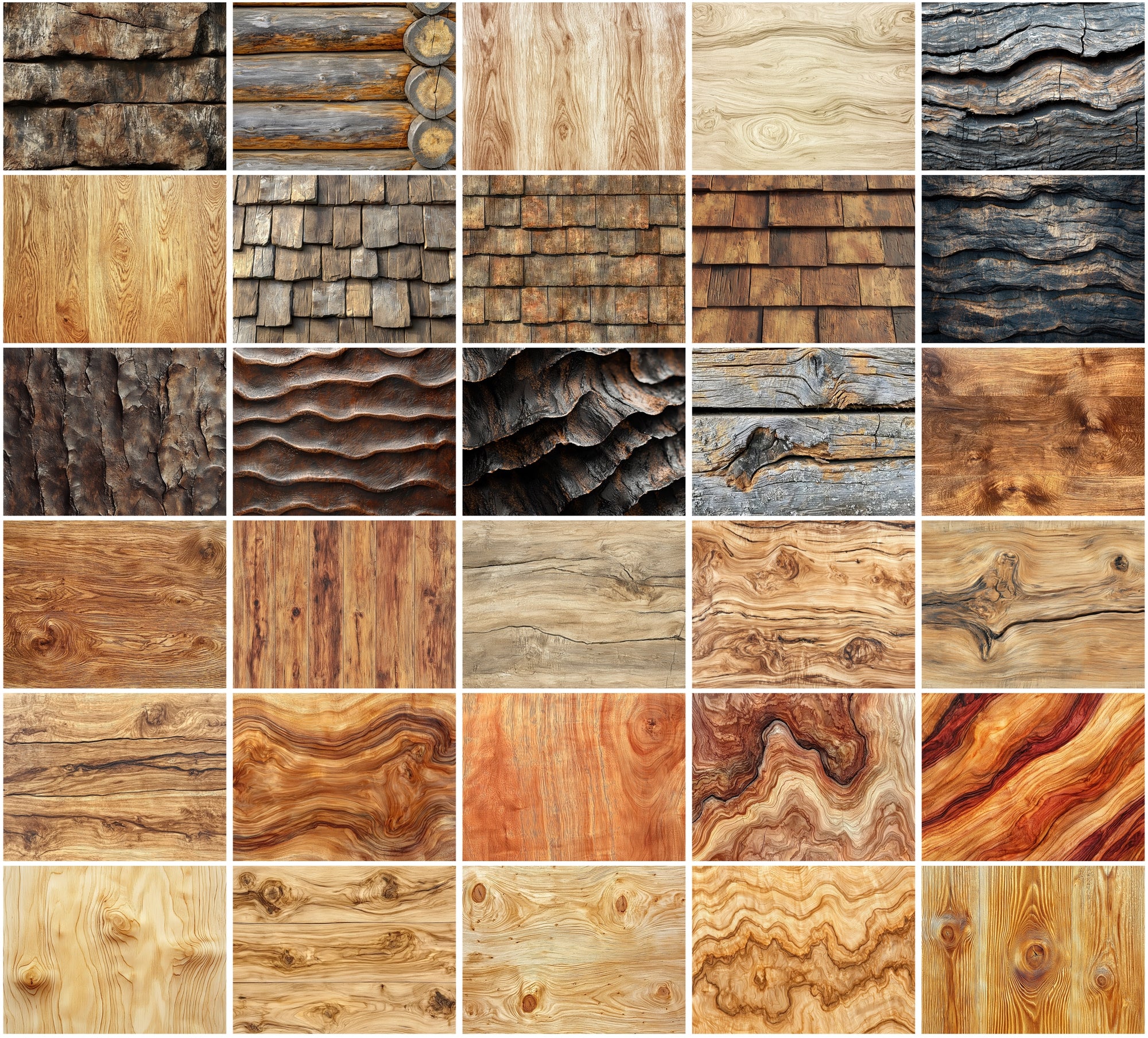 360 Wood Grain Textures