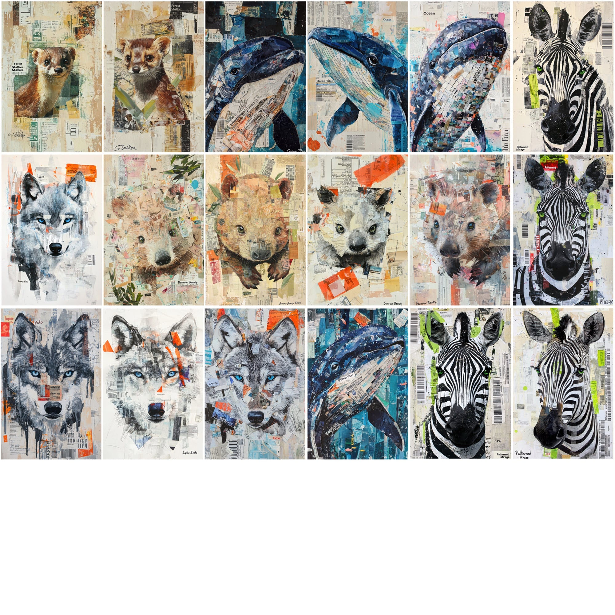 390 Vibrant Animal Scrapbooking Images