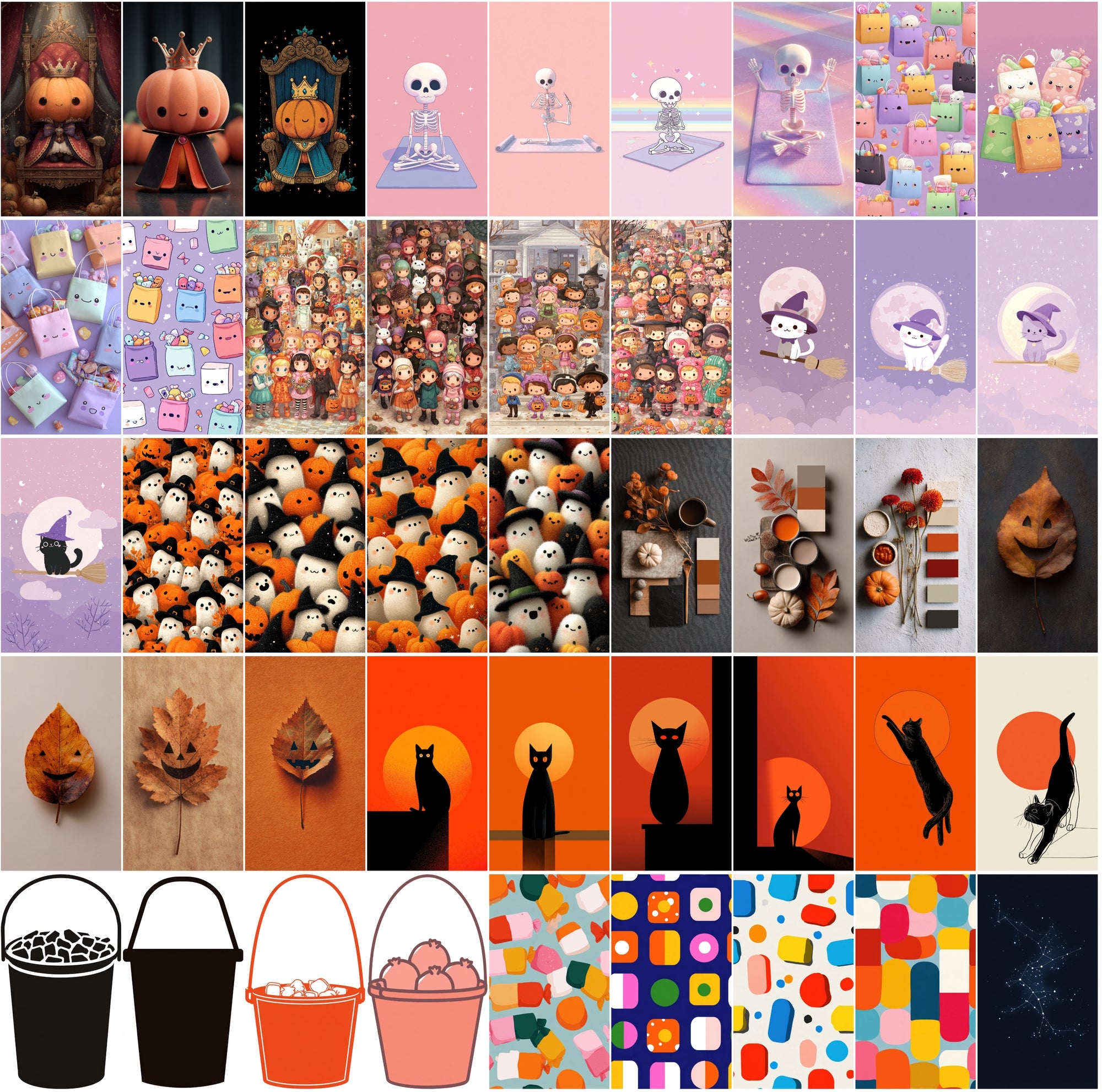 600 Halloween Images – Kawaii, Spooky & Aesthetic Designs