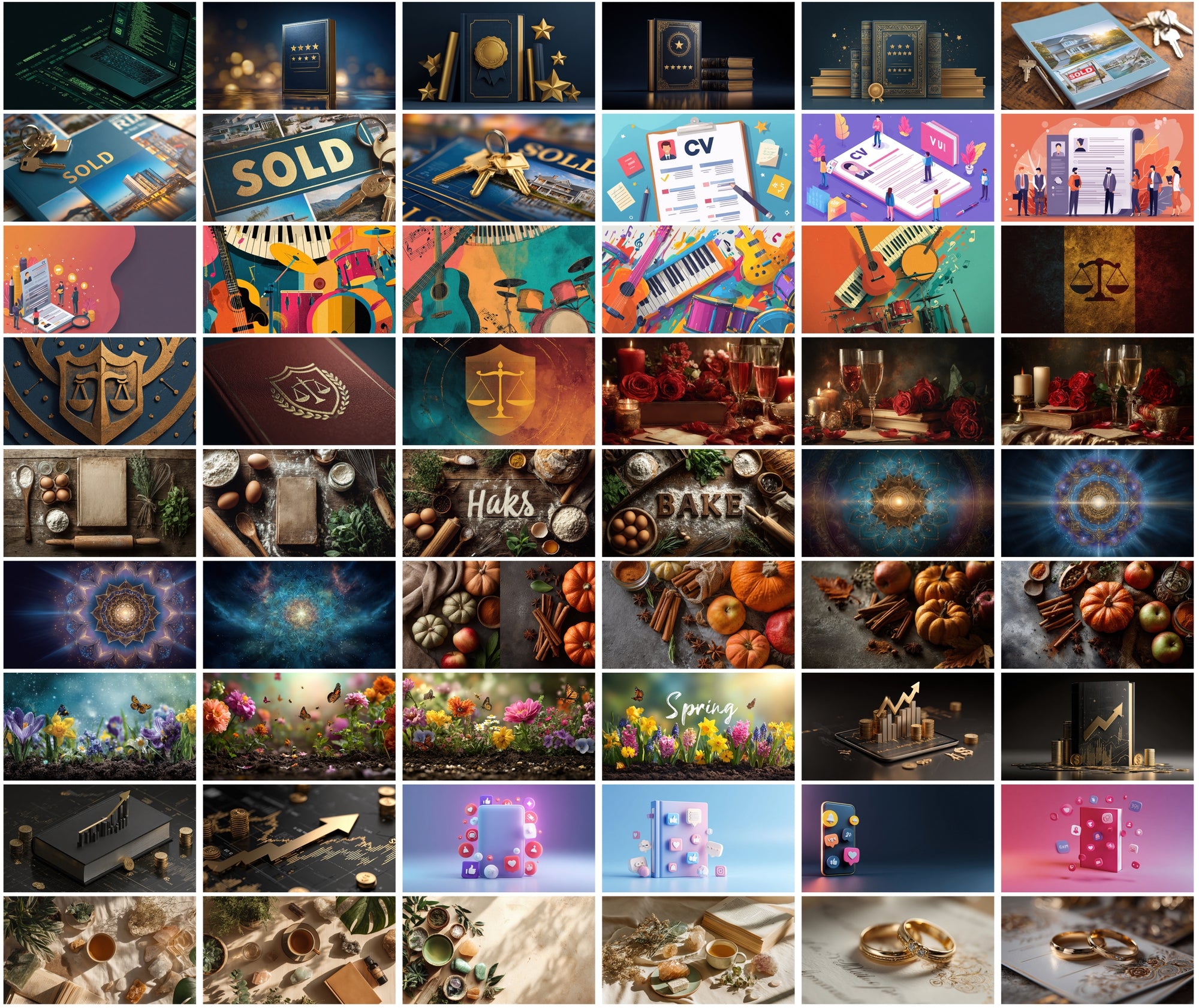 590 Vibrant JPG Images | Modern Lifestyle & Niche Themes