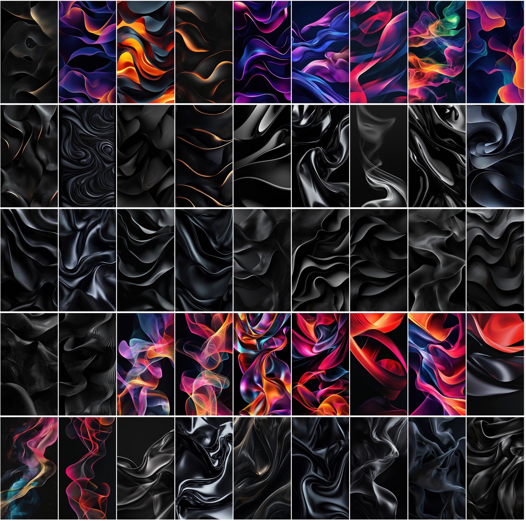 550 Dark Abstract Gradient Backgrounds