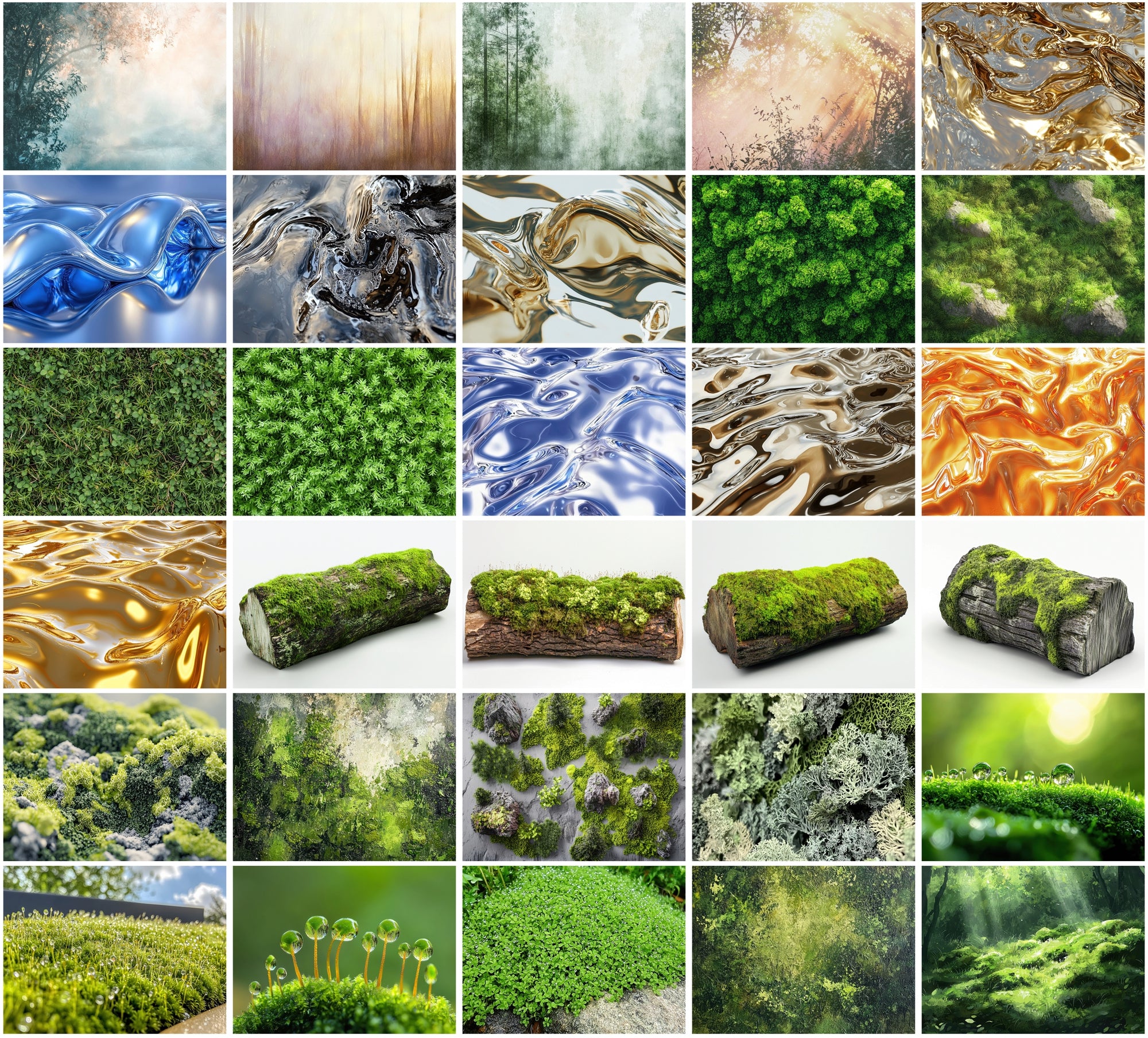 490 Organic and Abstract Textures