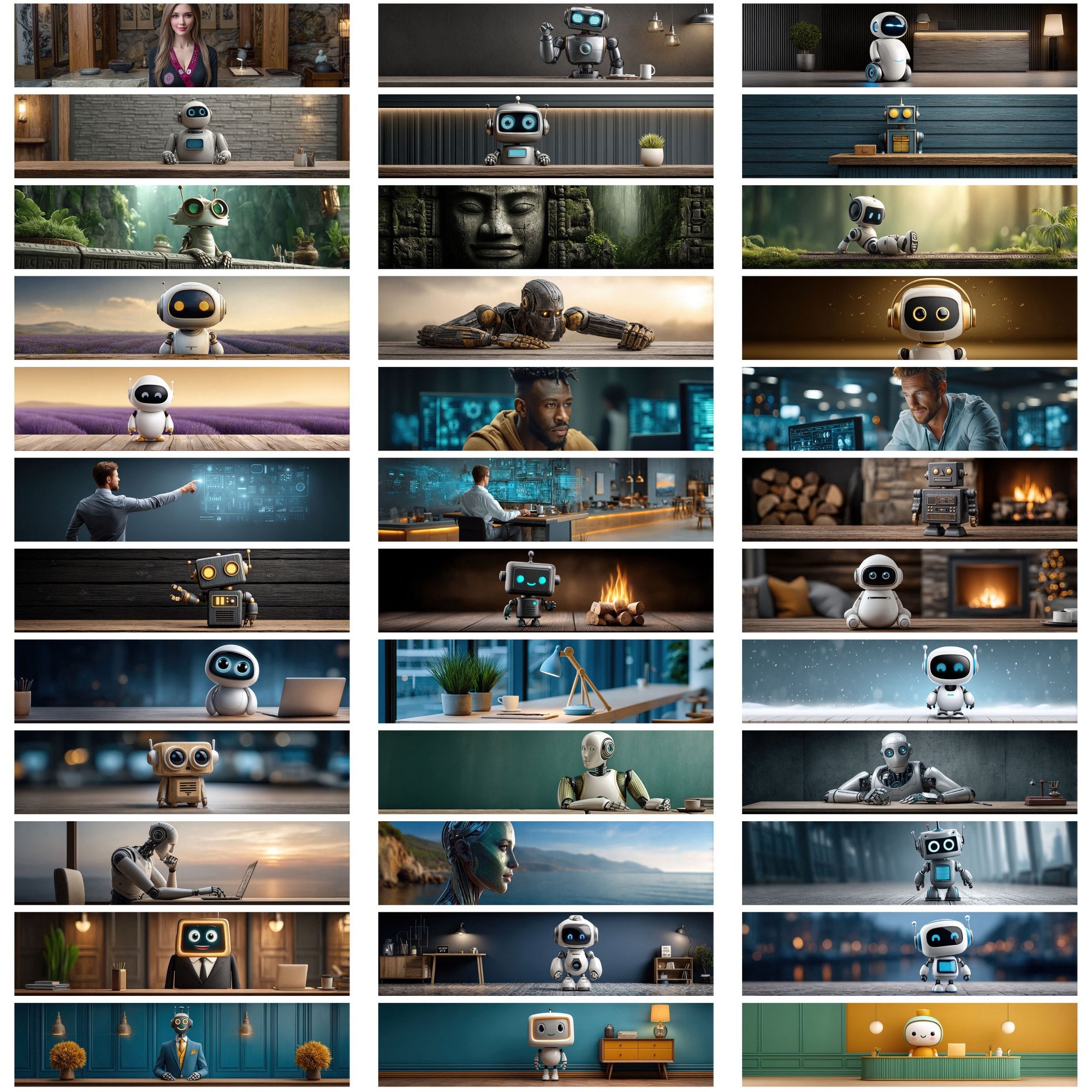 589 AI-Themed Website Hero Images – Ultra-Wide JPGs with Commercial License