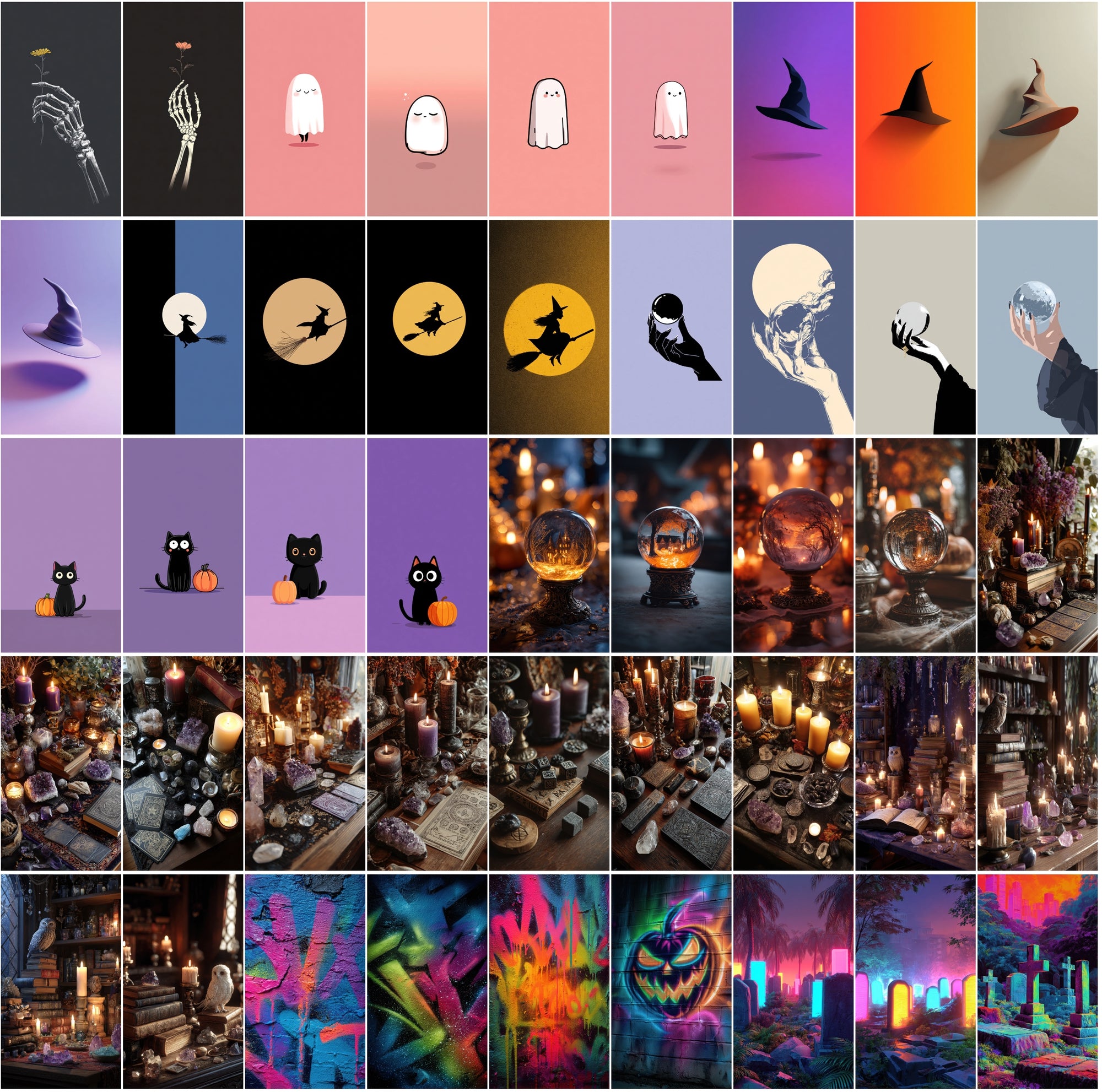 600 Halloween Images – Kawaii, Spooky & Aesthetic Designs