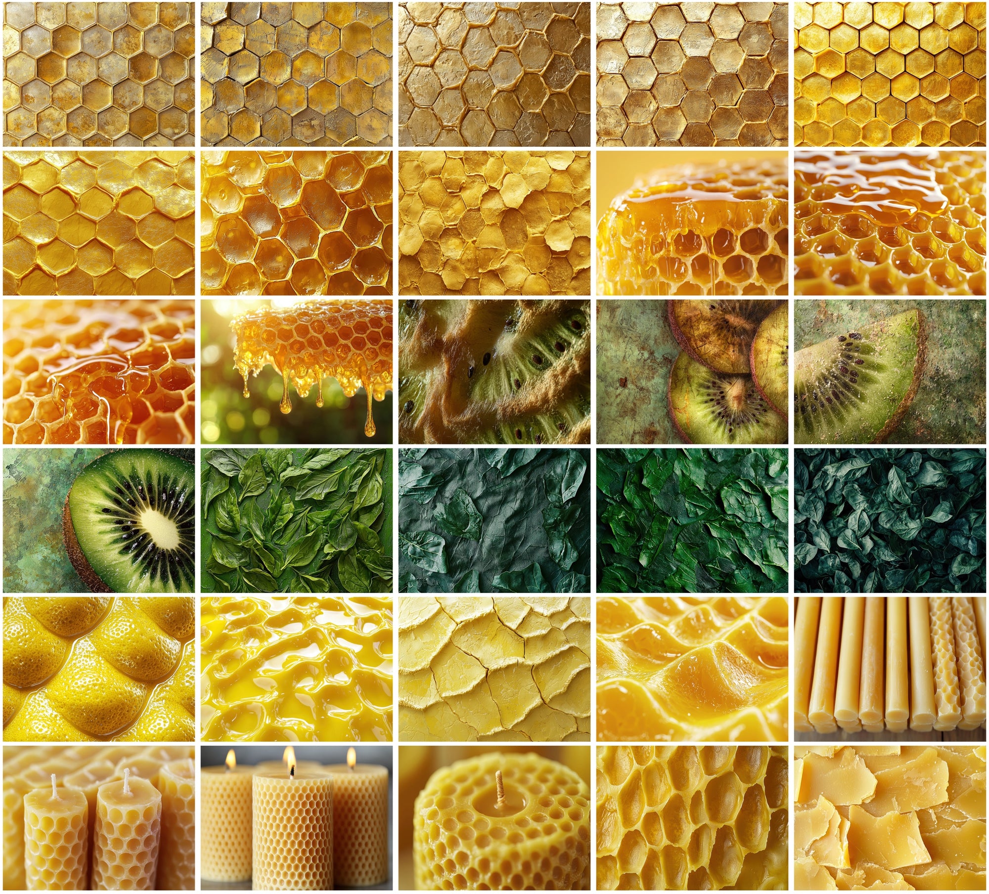 500 Food and Organic Material Textures