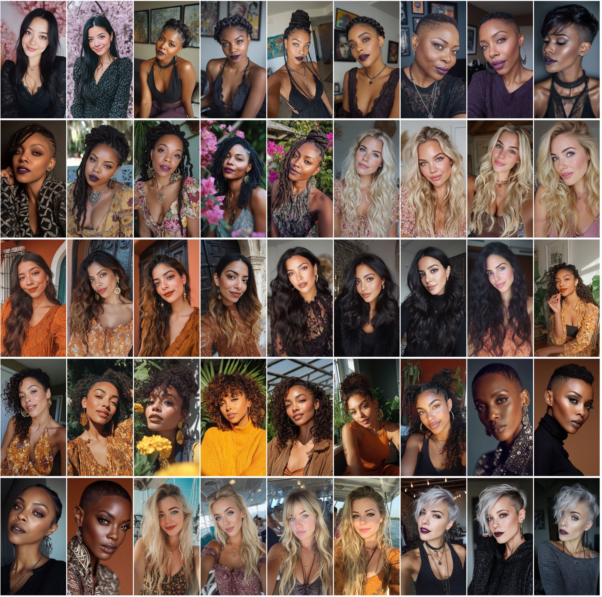 530 Influencer Aesthetic Portraits
