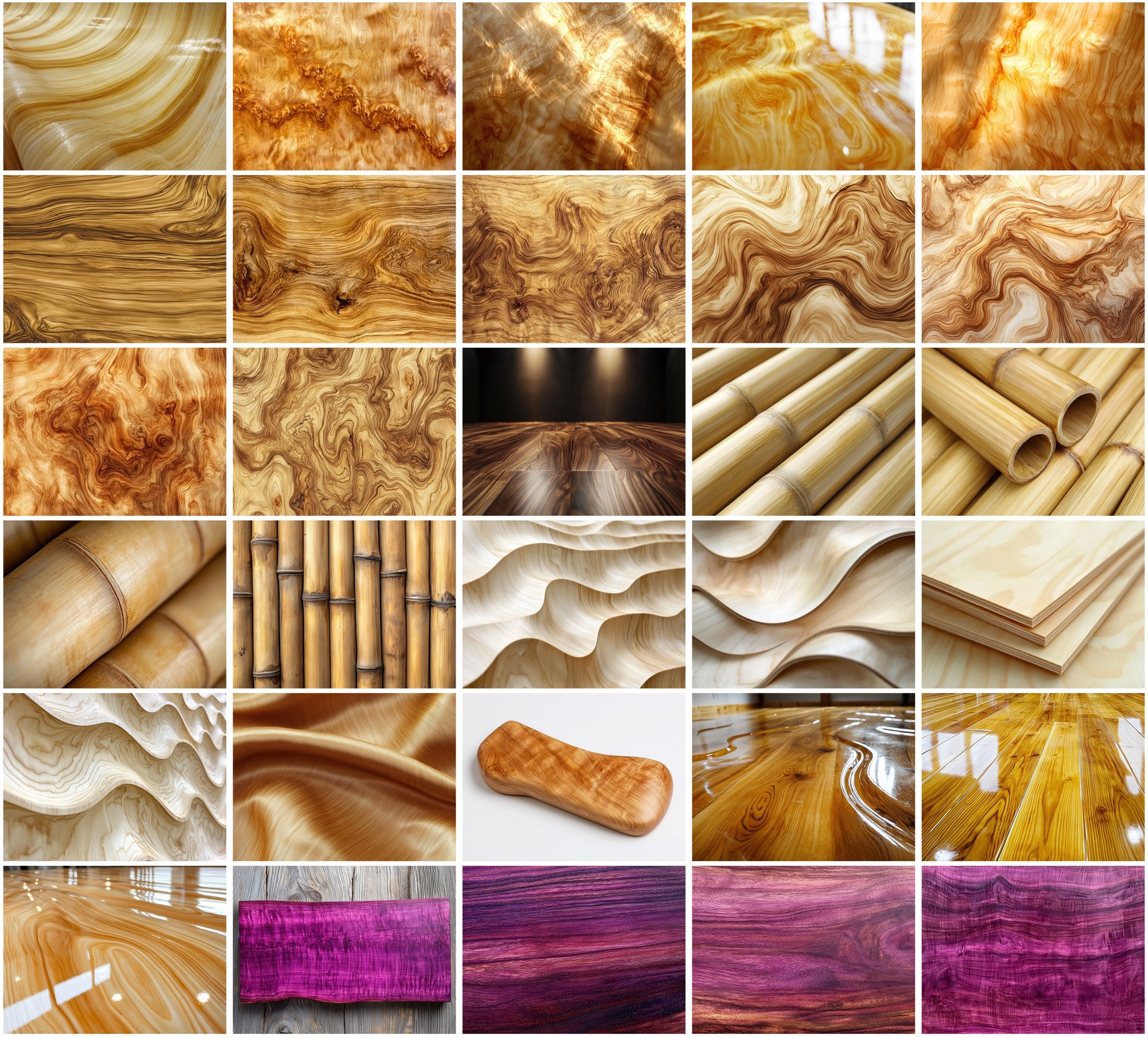 360 Wood Grain Textures