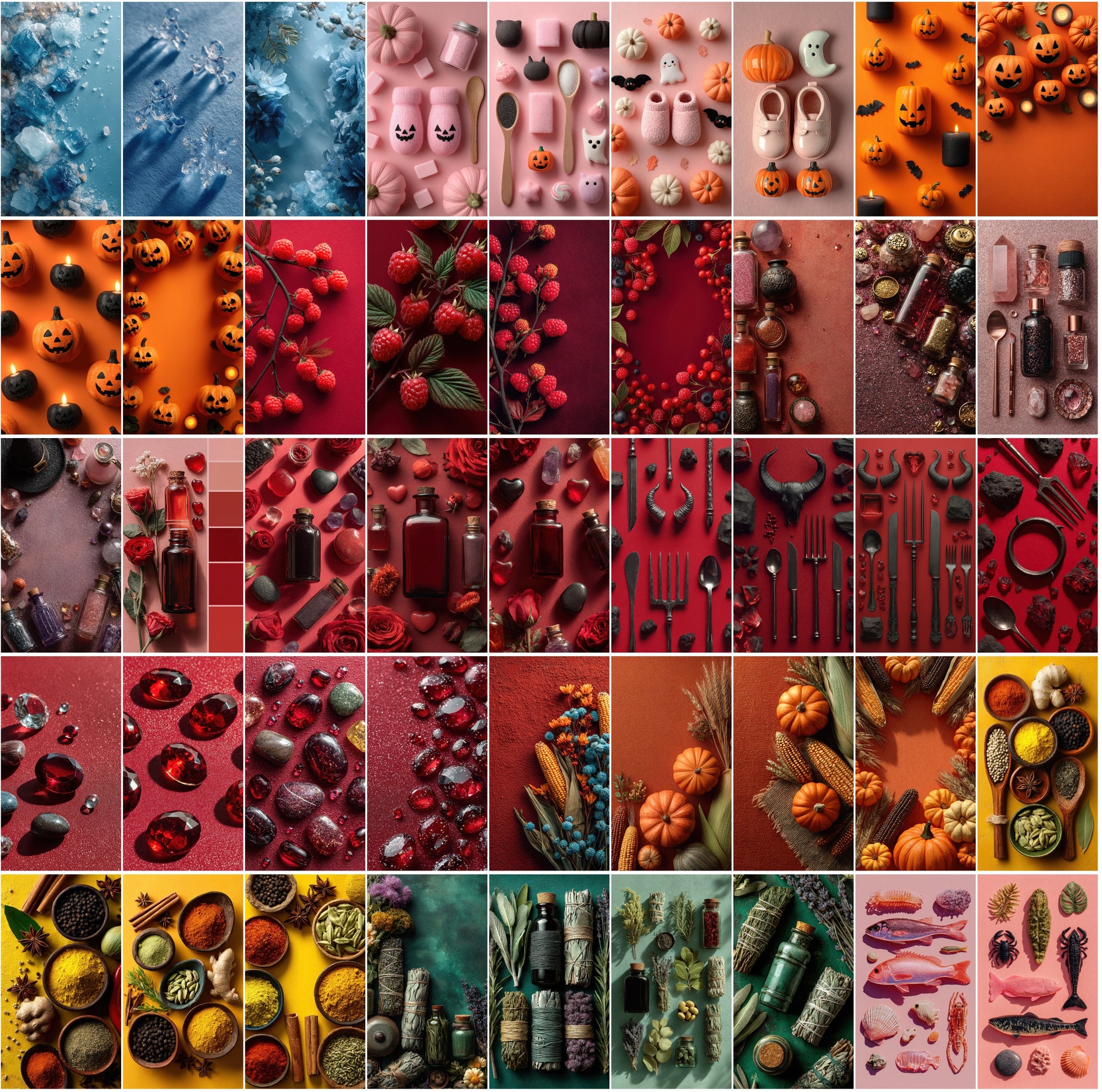600 Flat Lay Backgrounds • 9:16 Vertical • JPG • Commercial Use