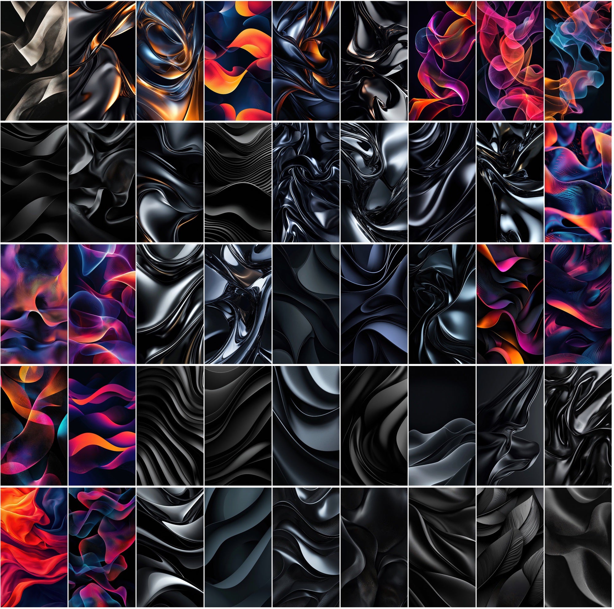 550 Dark Abstract Gradient Backgrounds