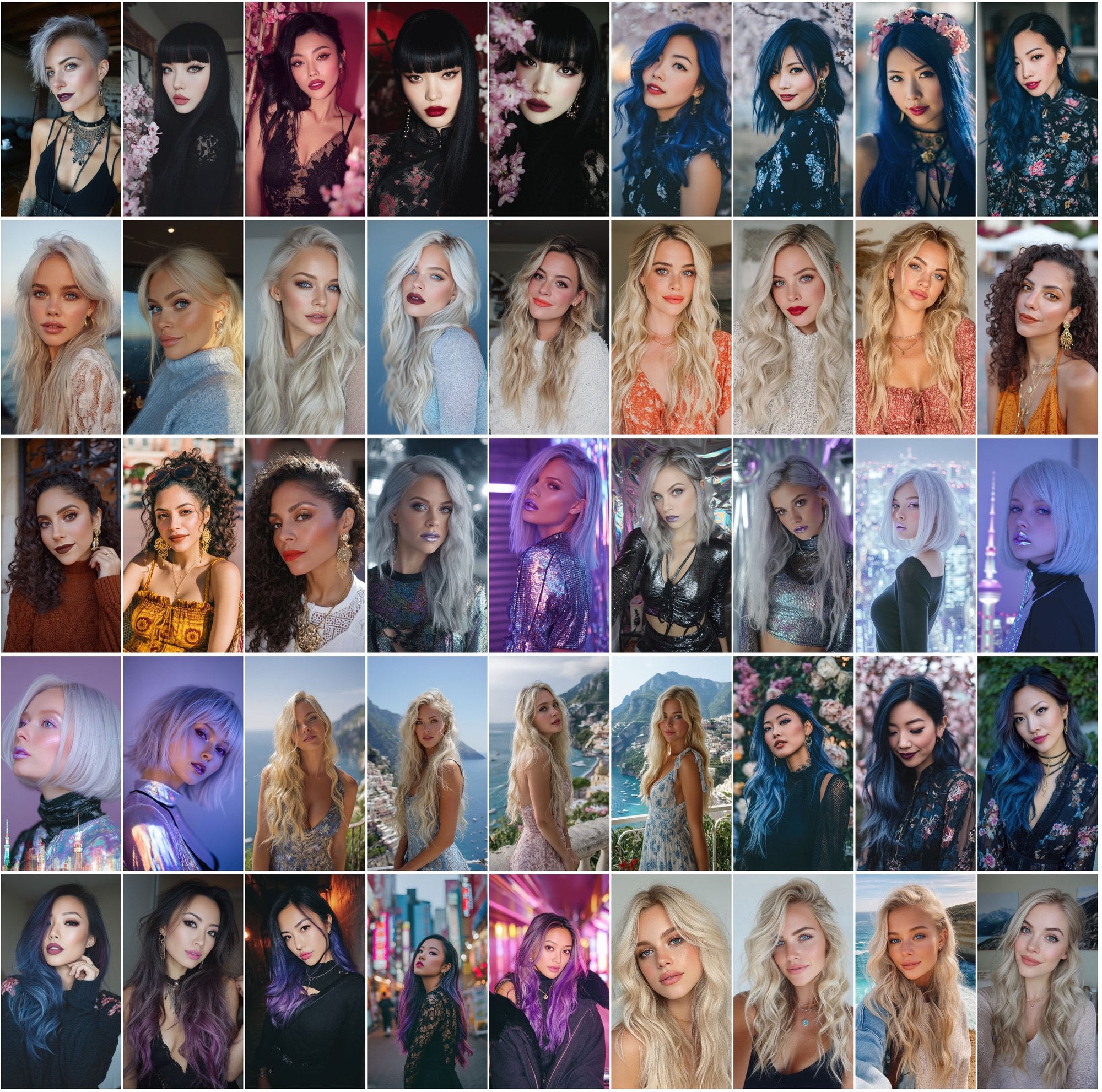 530 Influencer Aesthetic Portraits