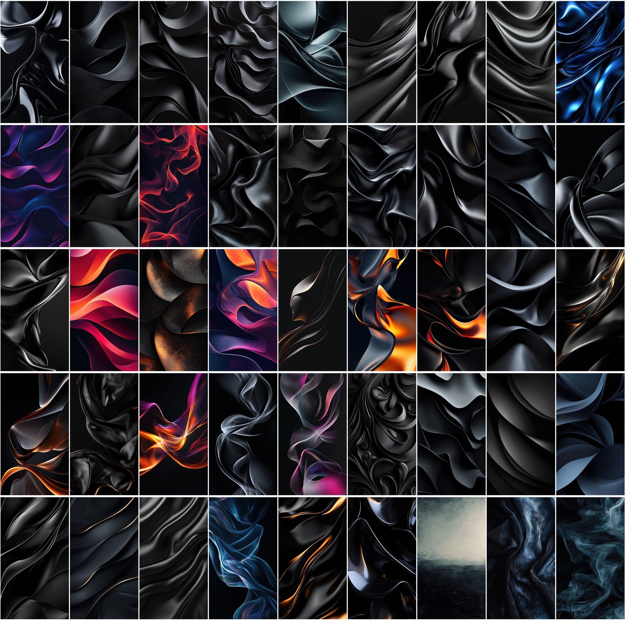 550 Dark Abstract Gradient Backgrounds