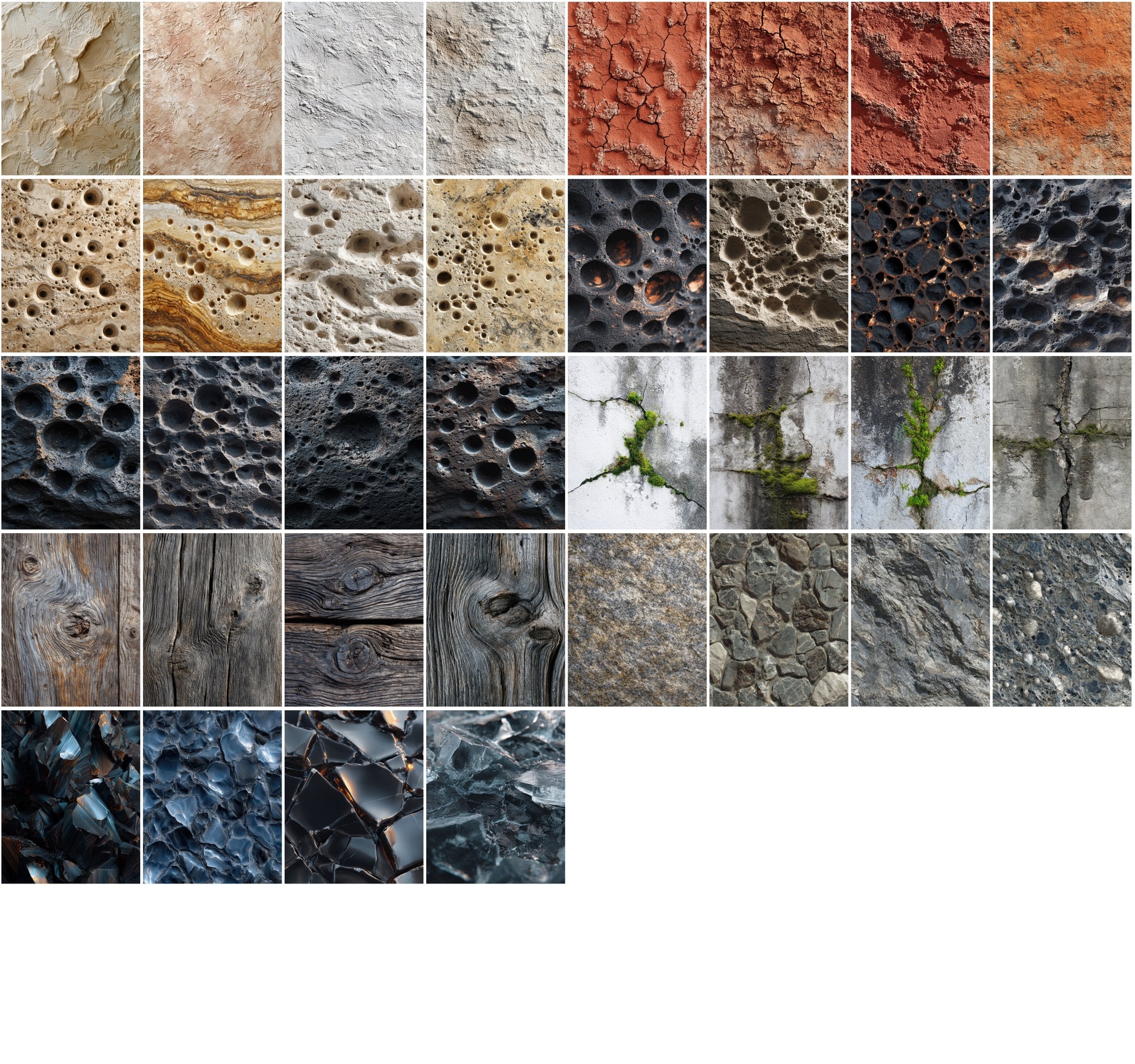 600 High-Resolution Texture Backgrounds JPG | Commercial License