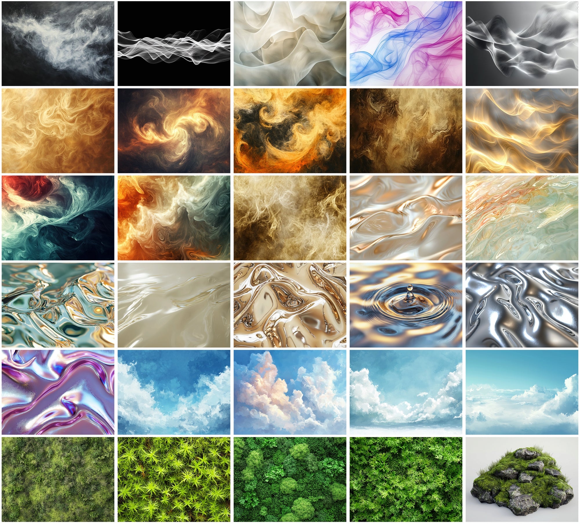 490 Organic and Abstract Textures