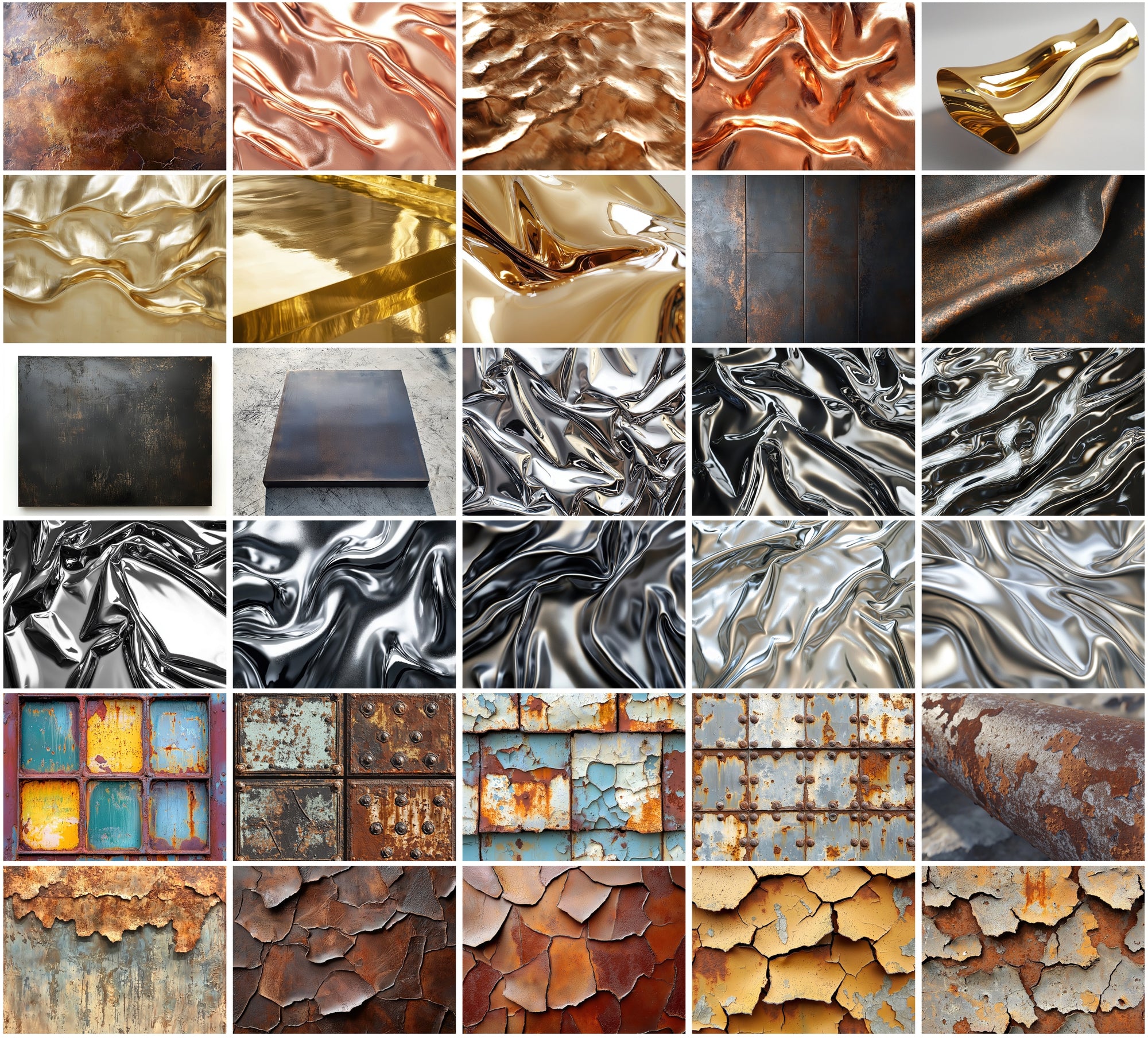 460 Metal and Industrial Textures - Commercial Use JPG Bundle