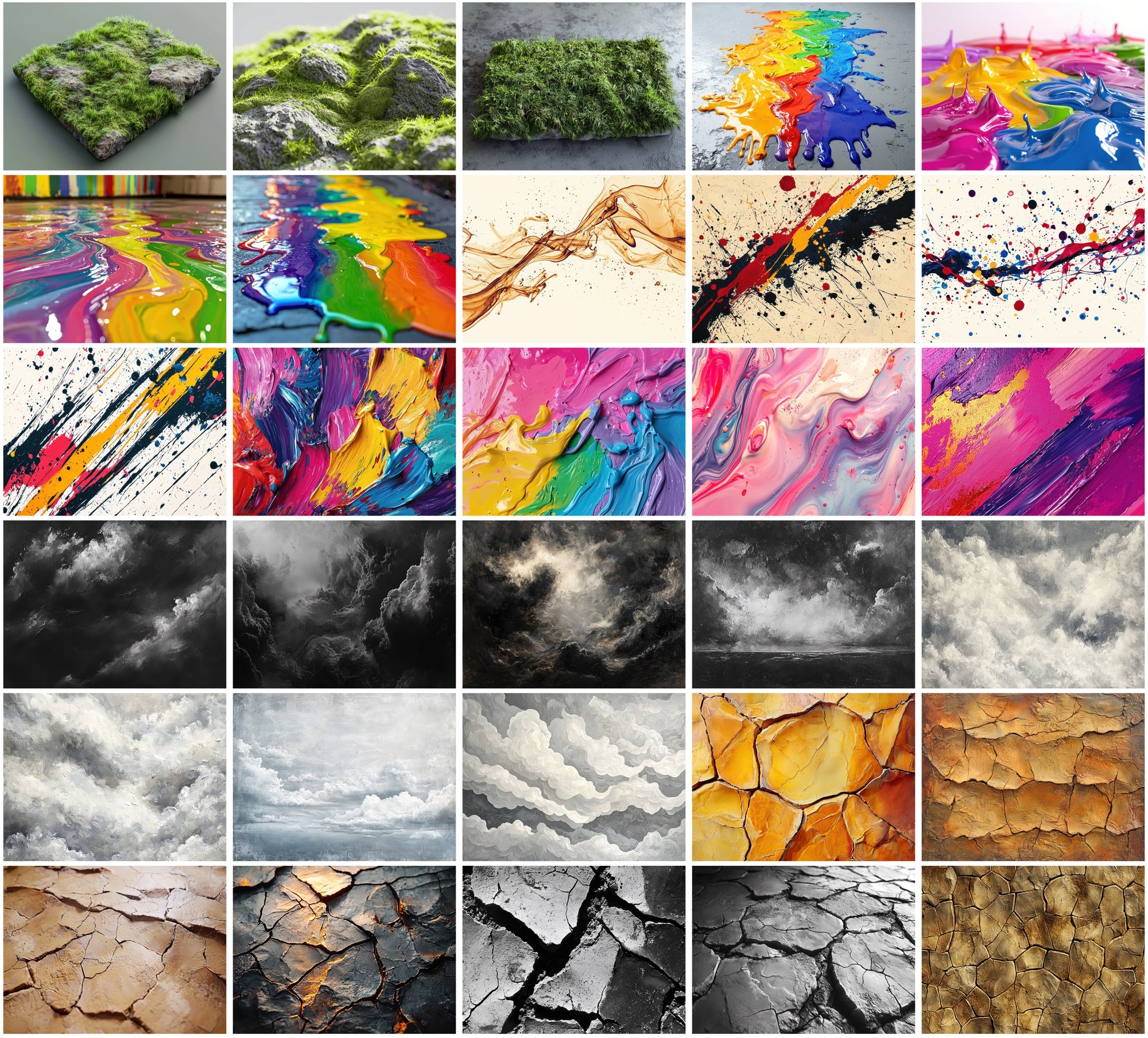 490 Organic and Abstract Textures