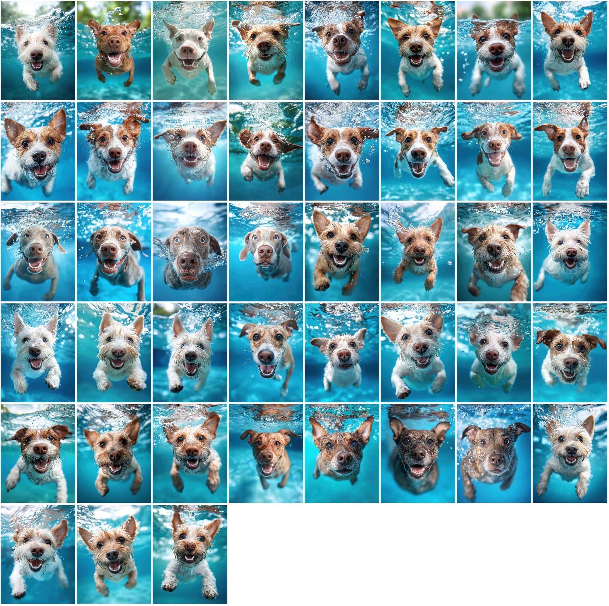 660 Stunning Underwater Dog Breed Photos