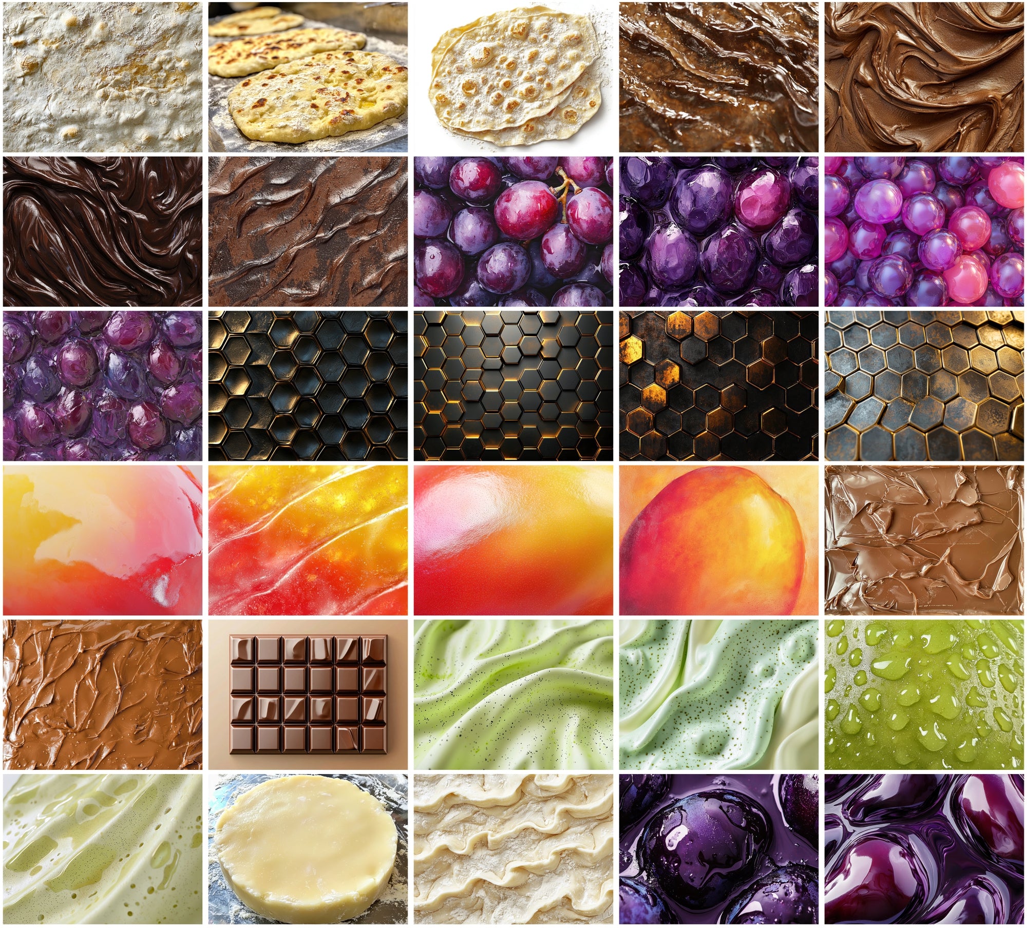 500 Food and Organic Material Textures