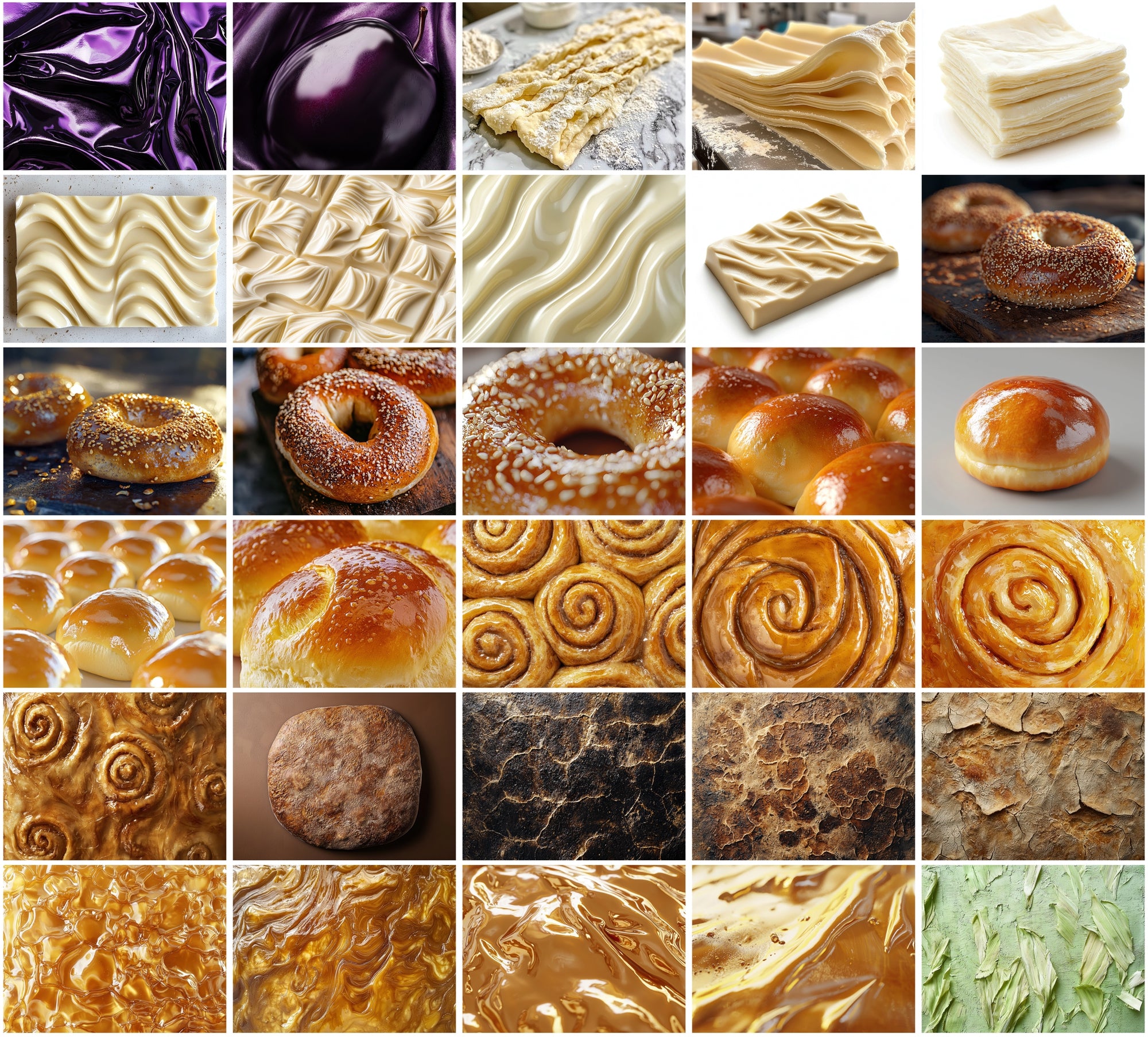 500 Food and Organic Material Textures