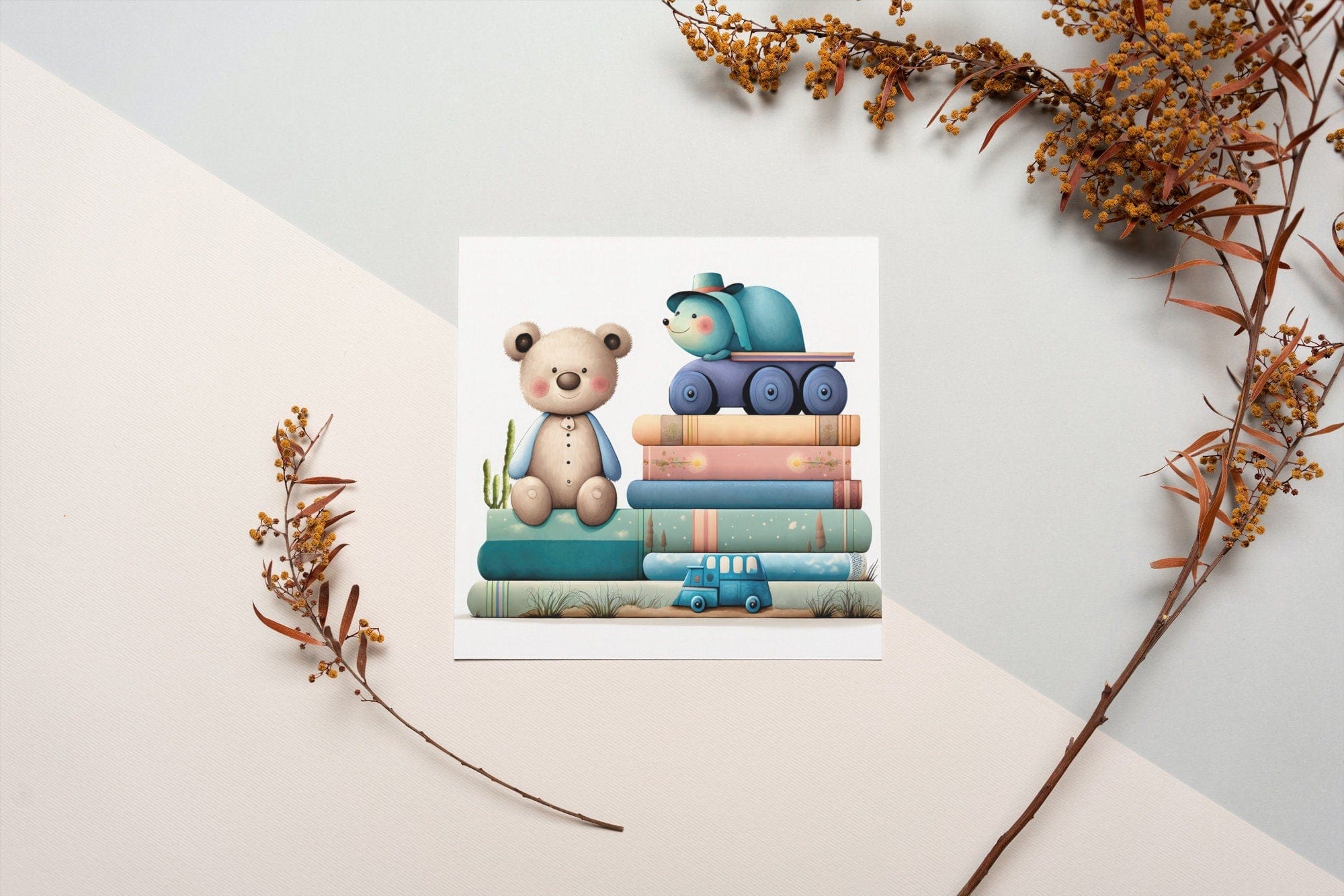 Adorable Baby Shower Illustrations Bundle - Boy Edition - 100 Premium Graphics for Invitations, Decorations, and More Digital Download Sumobundle