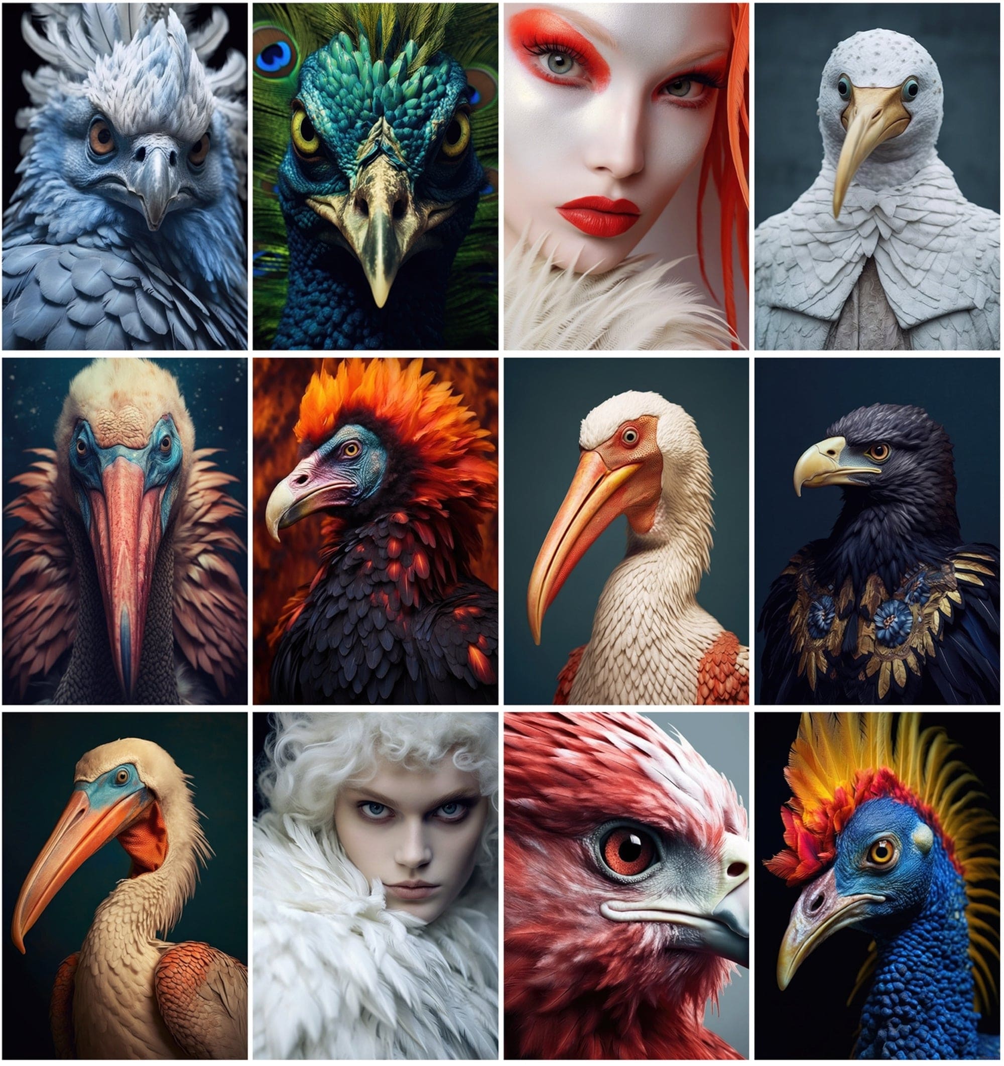 Avian Fashion Photography PNG Images Collection Digital Download Sumobundle