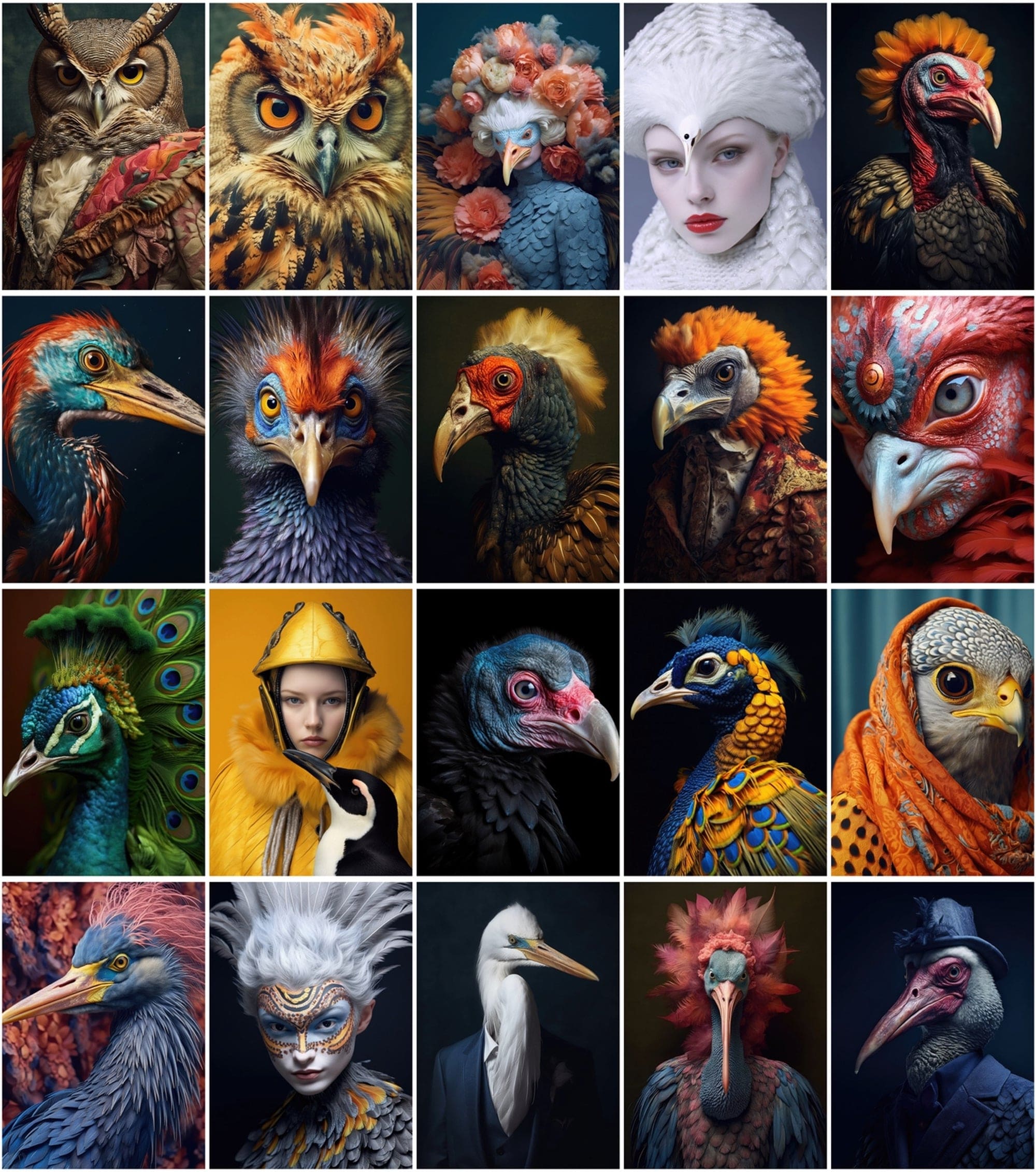 Avian Fashion Photography PNG Images Collection Digital Download Sumobundle