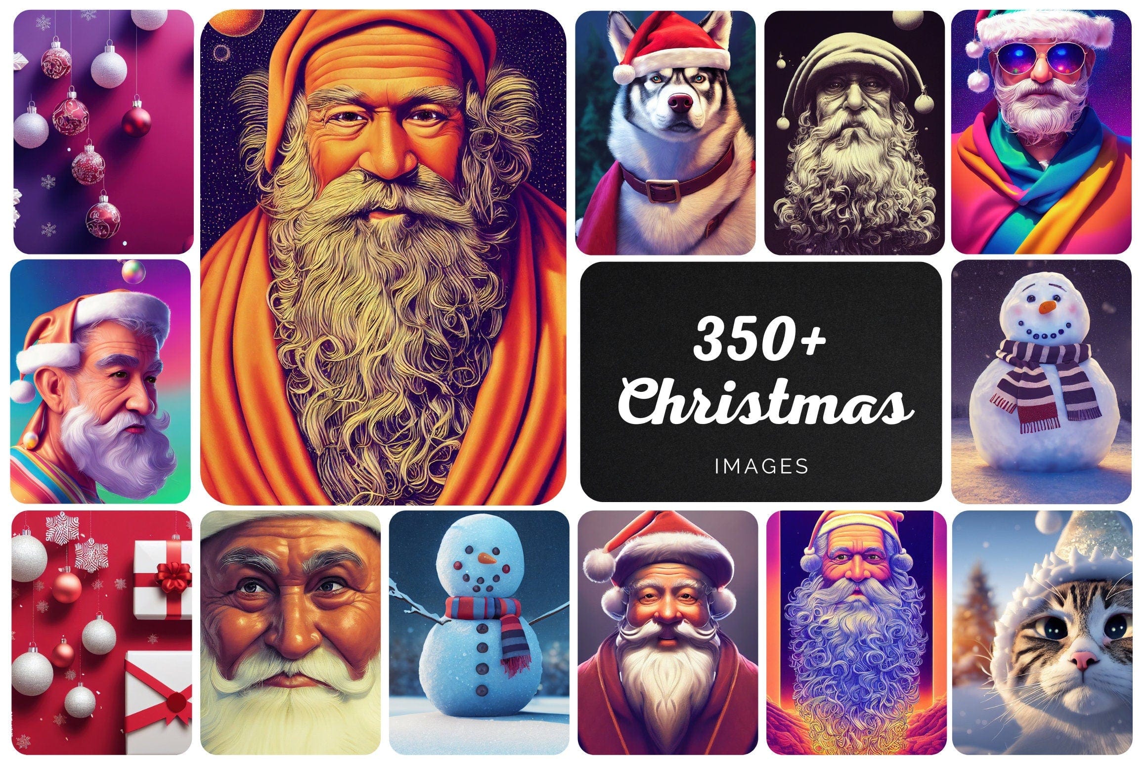 Christmas printable wall art, 360 Christmas printable images. Printable Christmas wall art with digital prints. Art Set, Digital Download Digital Download Sumobundle