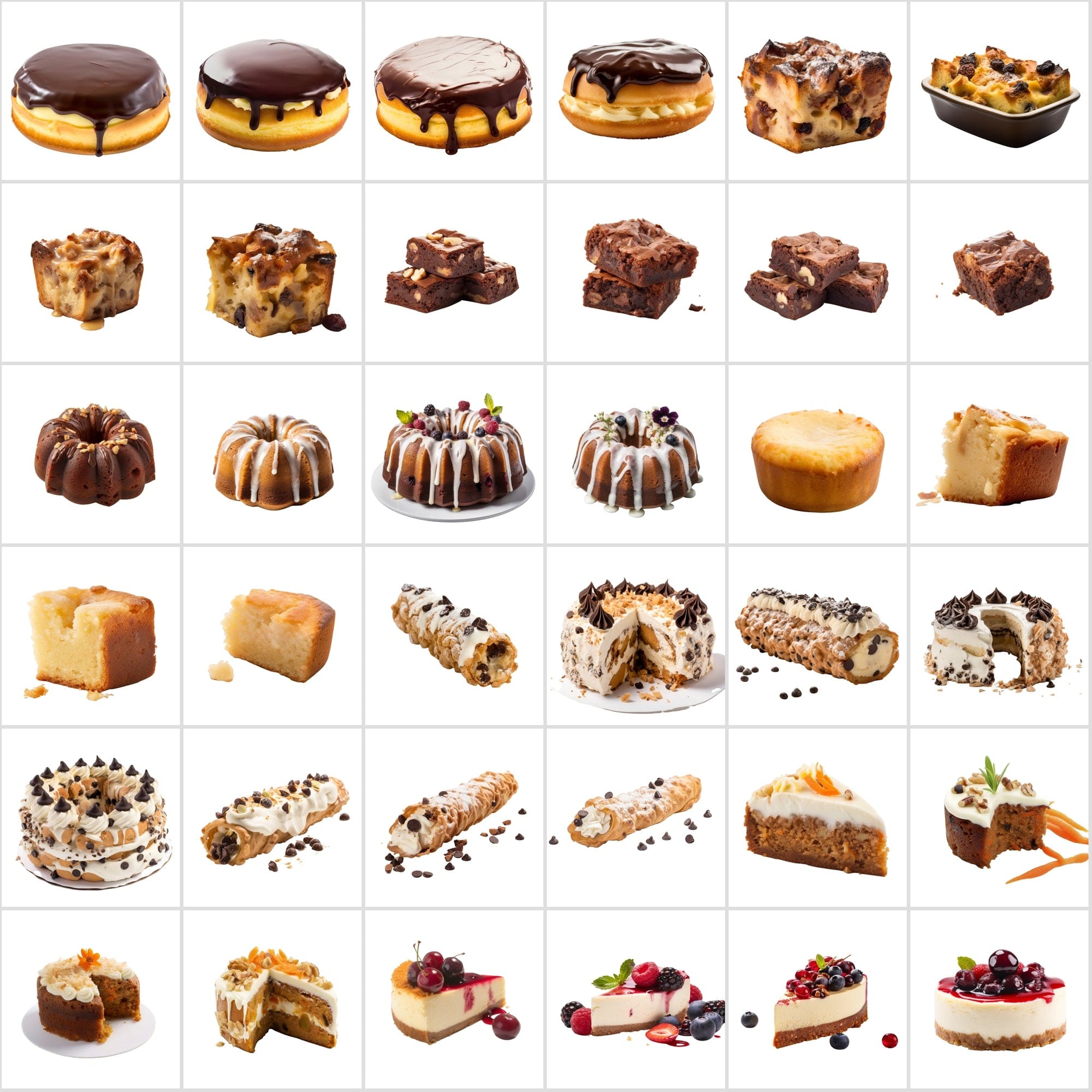 Delicious Cake Images Bundle - 395 High-Quality Transparent PNG Images Digital Download Sumobundle