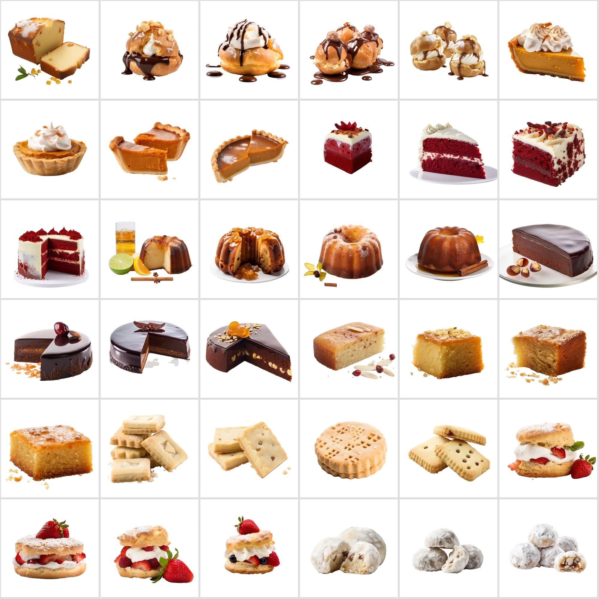 Delicious Cake Images Bundle - 395 High-Quality Transparent PNG Images Digital Download Sumobundle