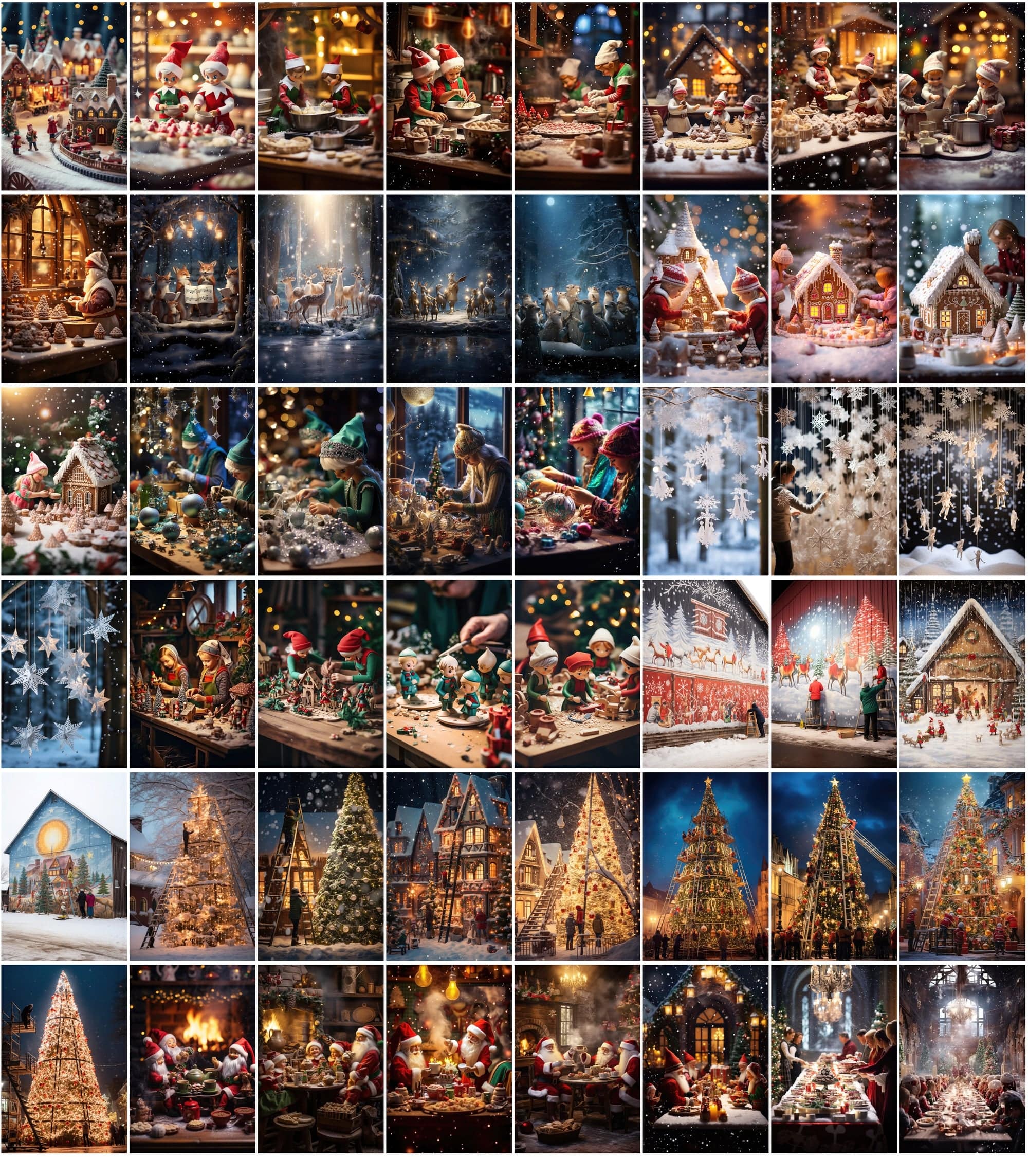 Enchanting Winter Photo & Illustration Collection - High-Resolution, Colorful, and Versatile Digital Download Sumobundle