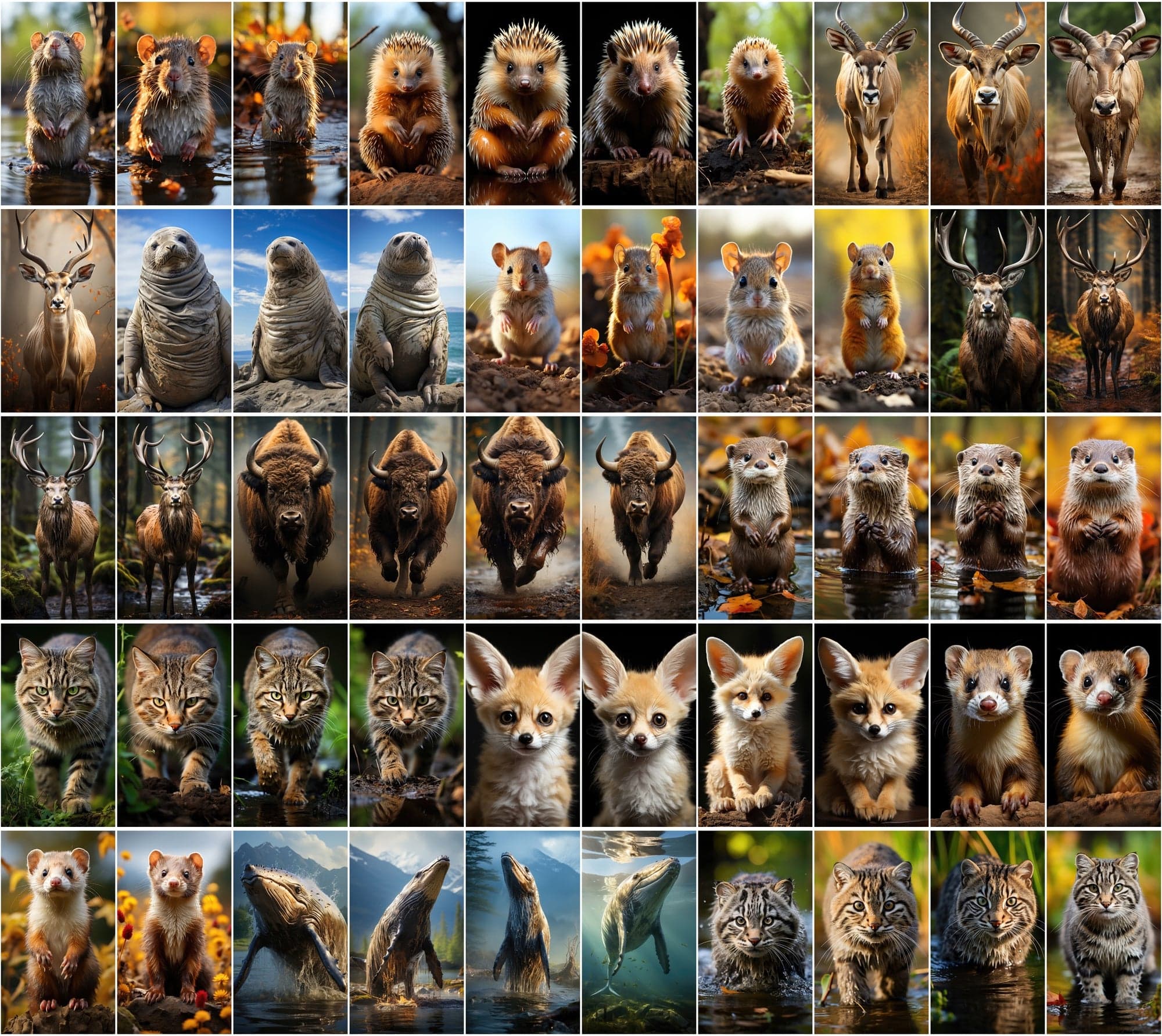 Mammal Animal Photography: 2250 High-Resolution Commercial License Images Digital Download Sumobundle