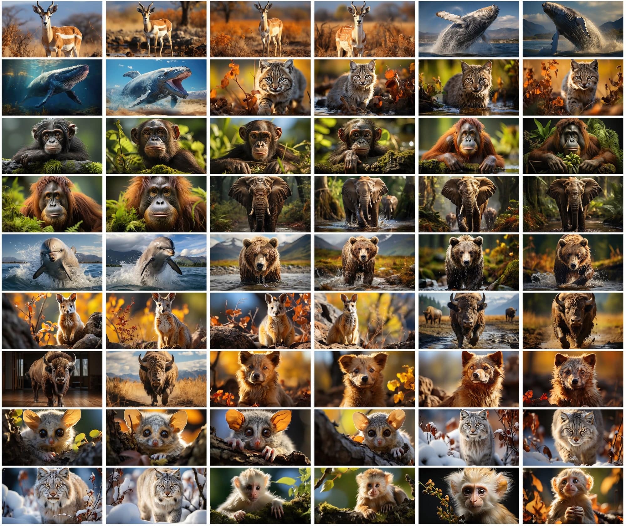 Mammal Animal Photography: 2250 High-Resolution Commercial License Images Digital Download Sumobundle