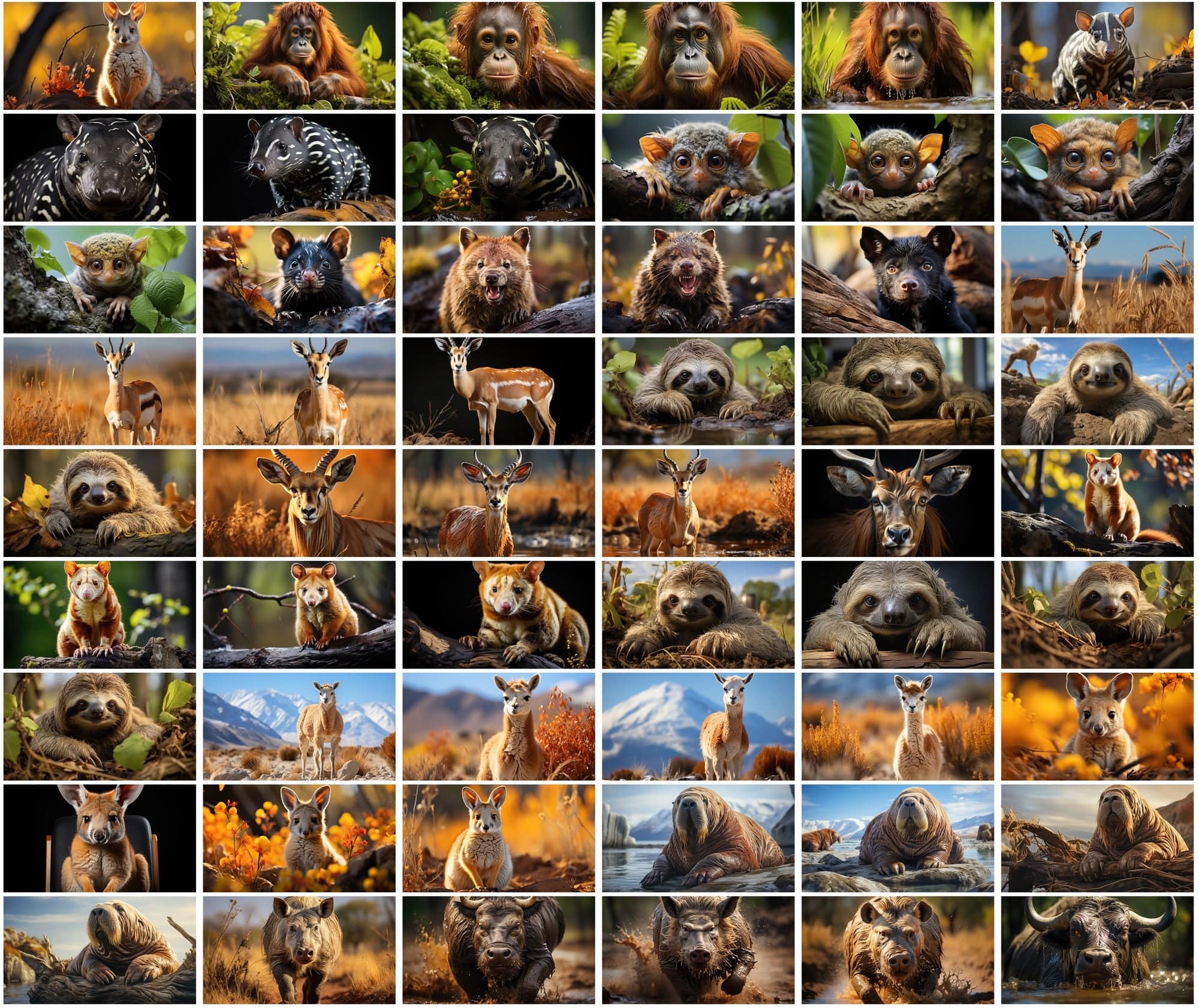 Mammal Animal Photography: 2250 High-Resolution Commercial License Images Digital Download Sumobundle