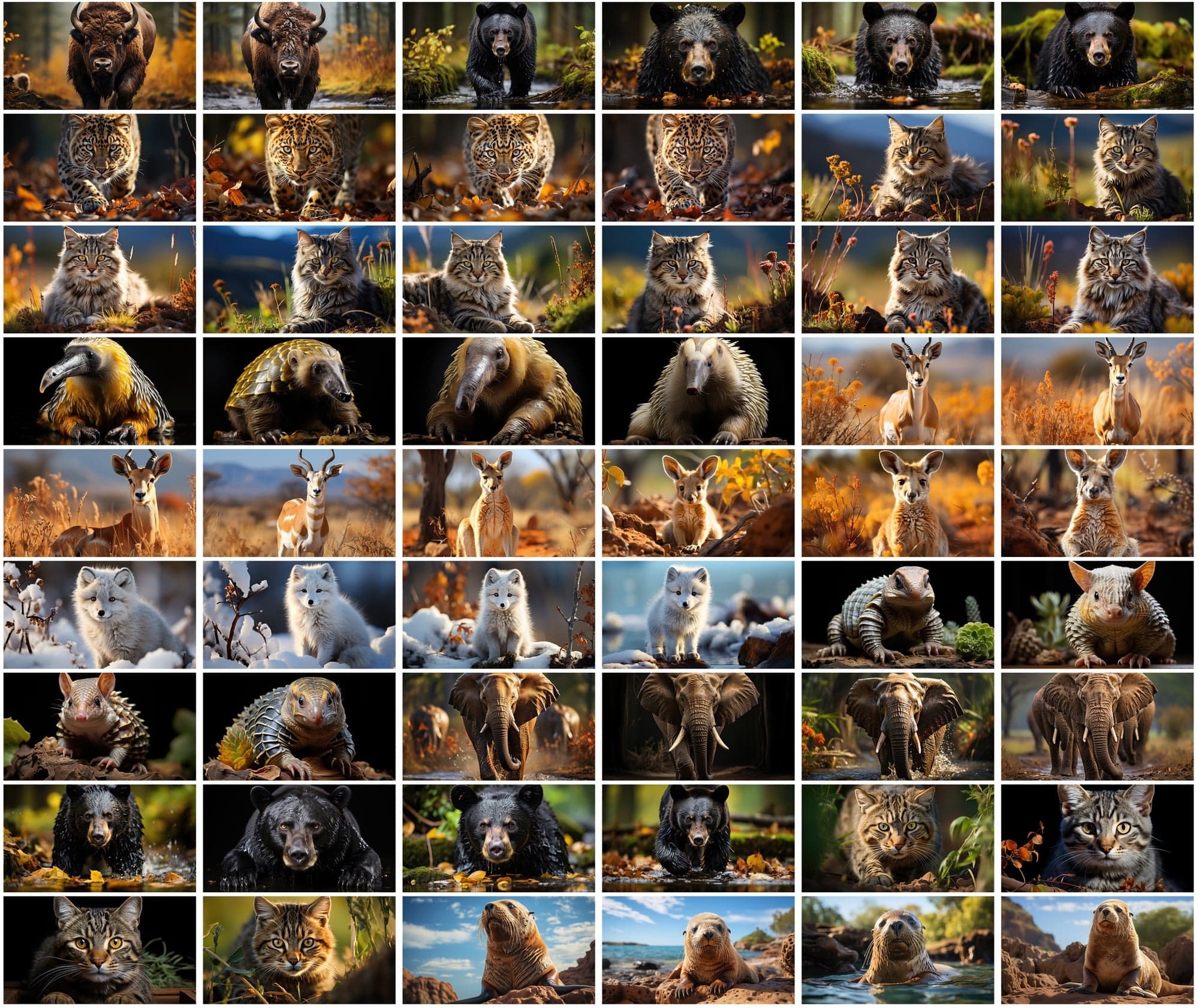 Mammal Animal Photography: 2250 High-Resolution Commercial License Images Digital Download Sumobundle