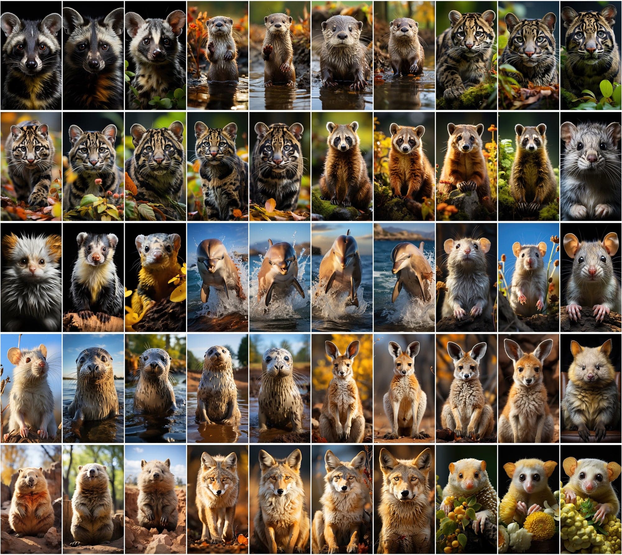 Mammal Animal Photography: 2250 High-Resolution Commercial License Images Digital Download Sumobundle
