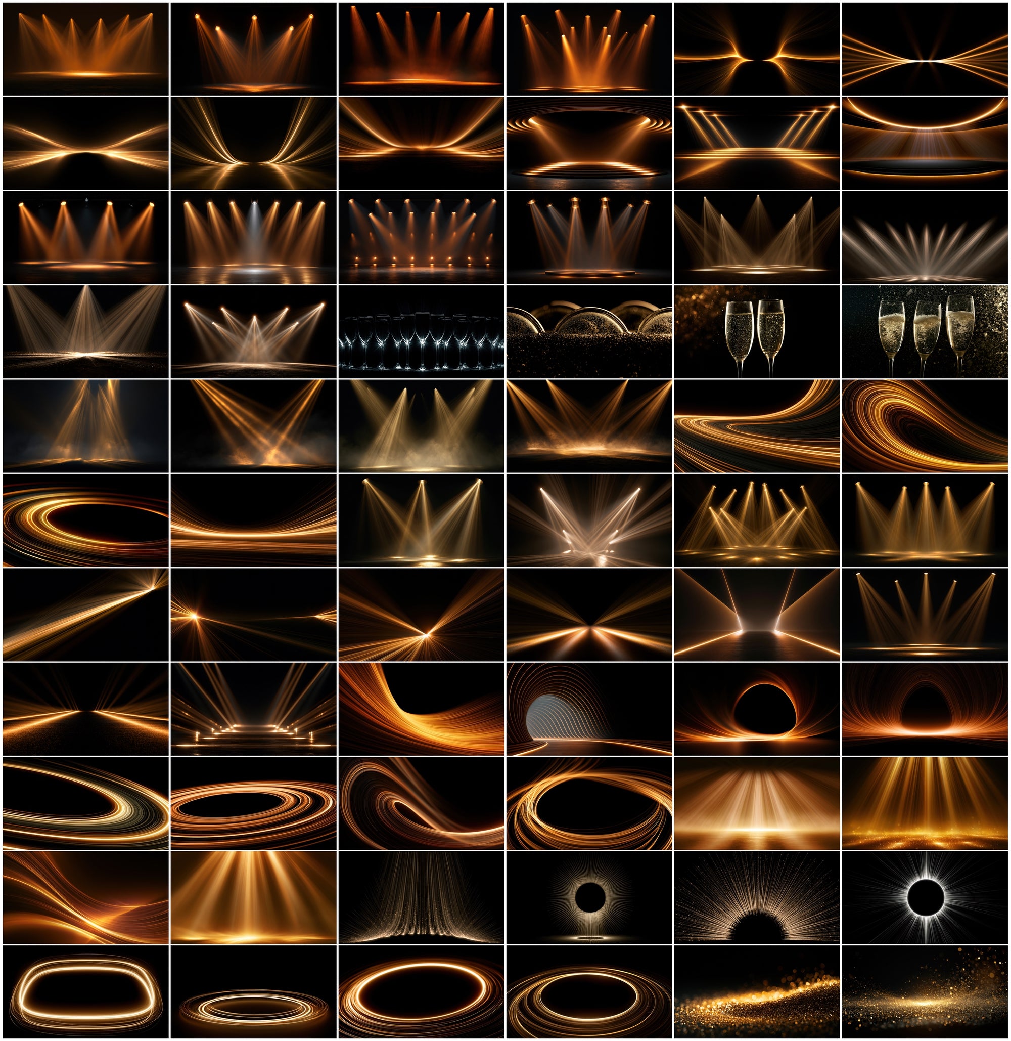 690 Spotlight Backgrounds Bundle – Luxury Stage Lighting JPG Images with Commercial License