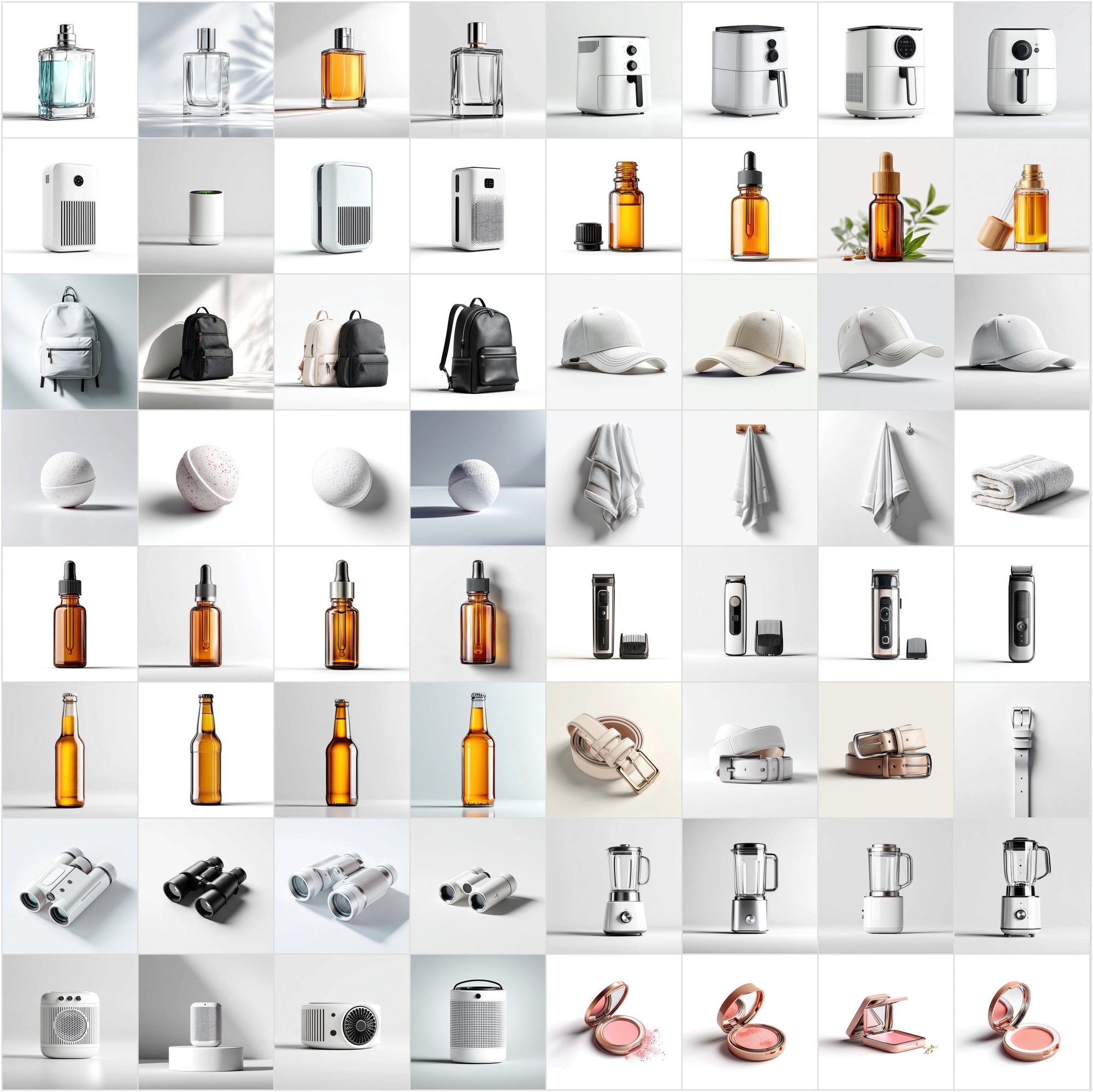 850 Product Mockup Images Bundle - Minimal