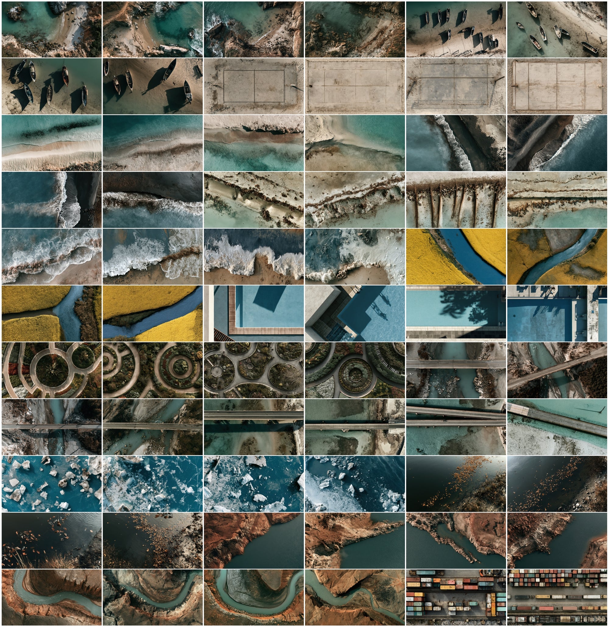 640 Aerial Top View Images – High-Resolution Drone-Style Landscape Backgrounds with Commercial License