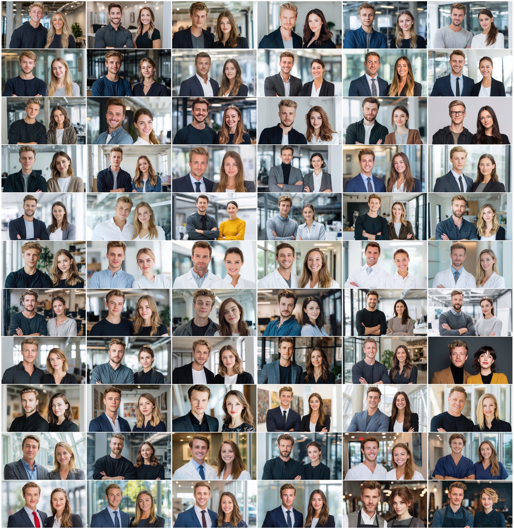 630 Ultra-Realistic Professional People Images for Websites