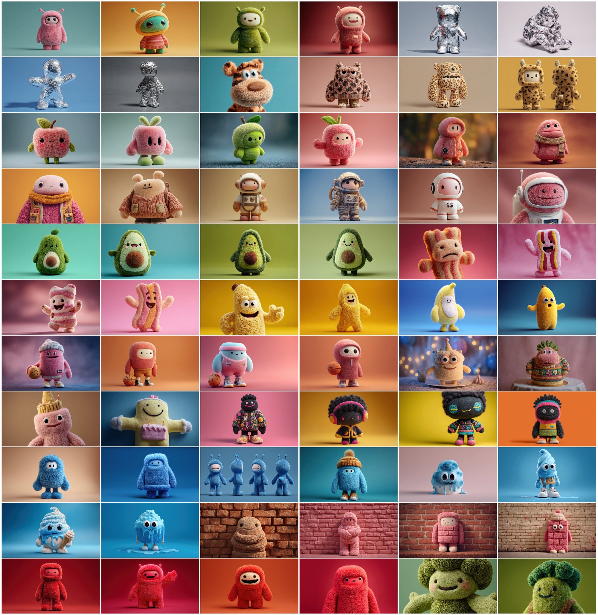 620 Cute Character Clipart Bundle: Bold Pop Art Graphics