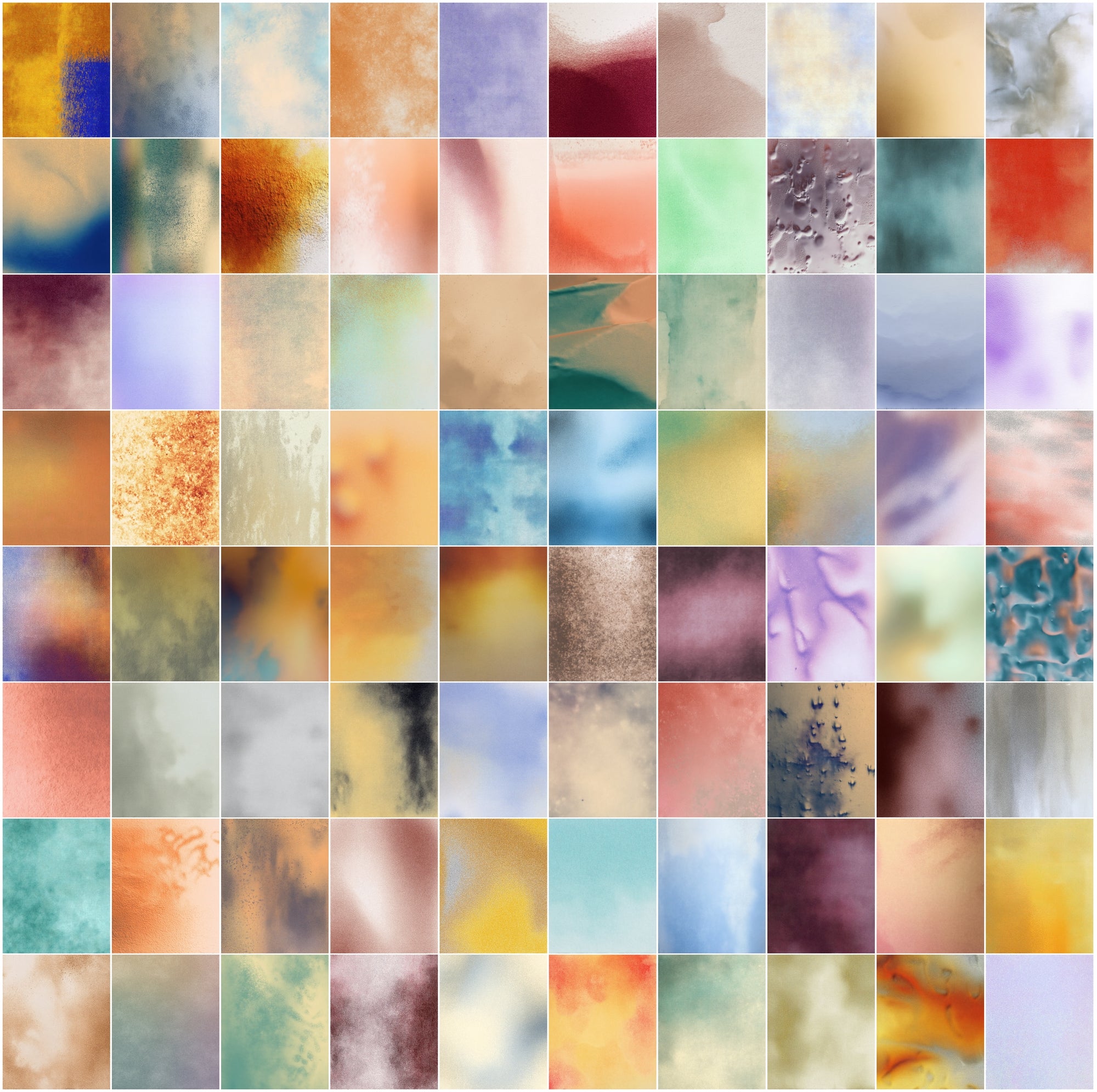 635 Grainy Gradient Backgrounds, Abstract Texture Overlays