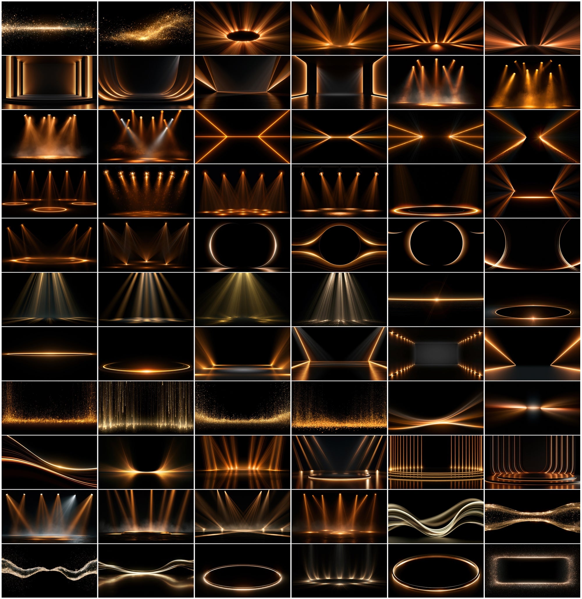 690 Spotlight Backgrounds Bundle – Luxury Stage Lighting JPG Images with Commercial License